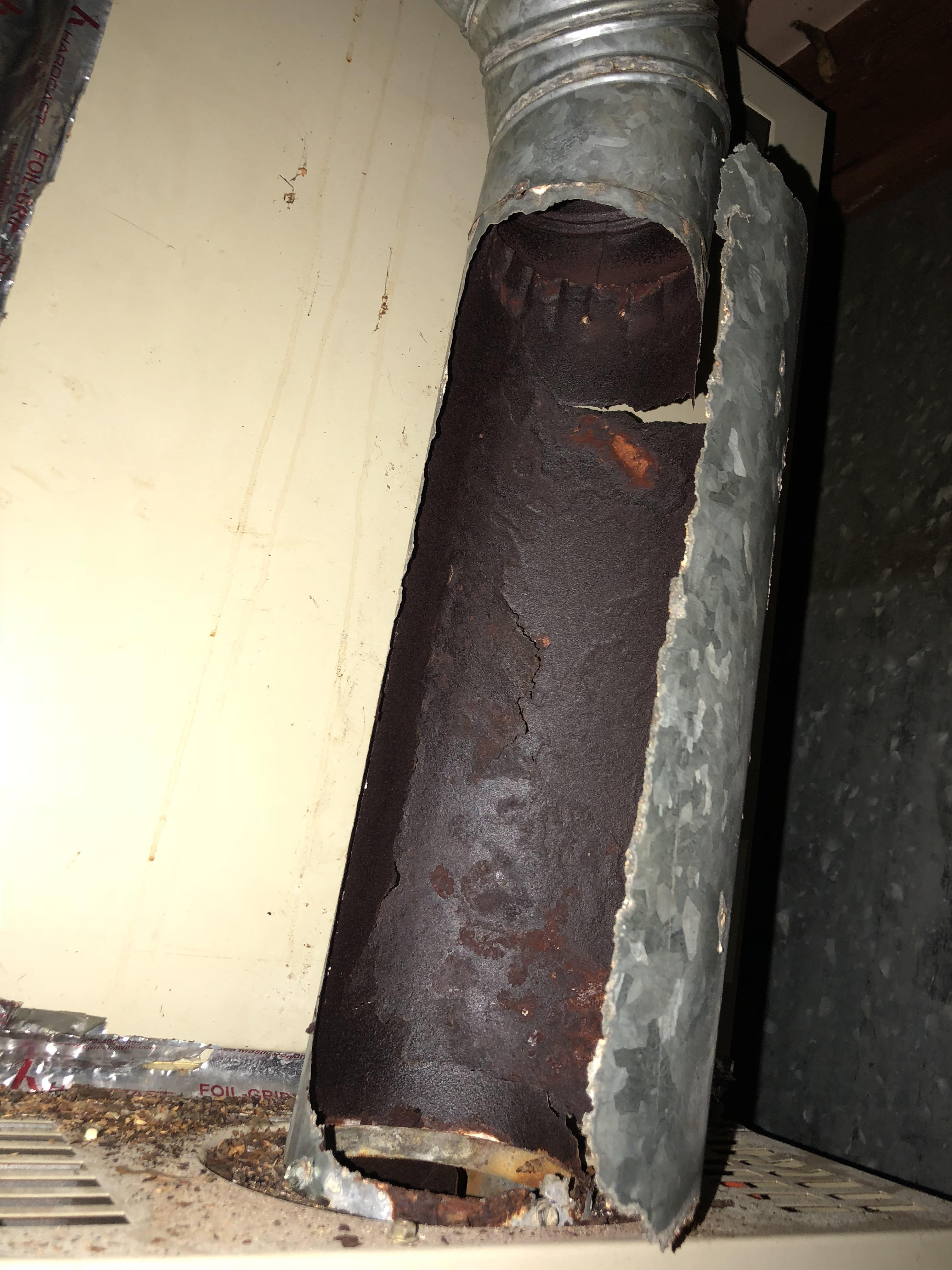 Service call. Furnace stopped working. Open the closet and boom r/HVAC