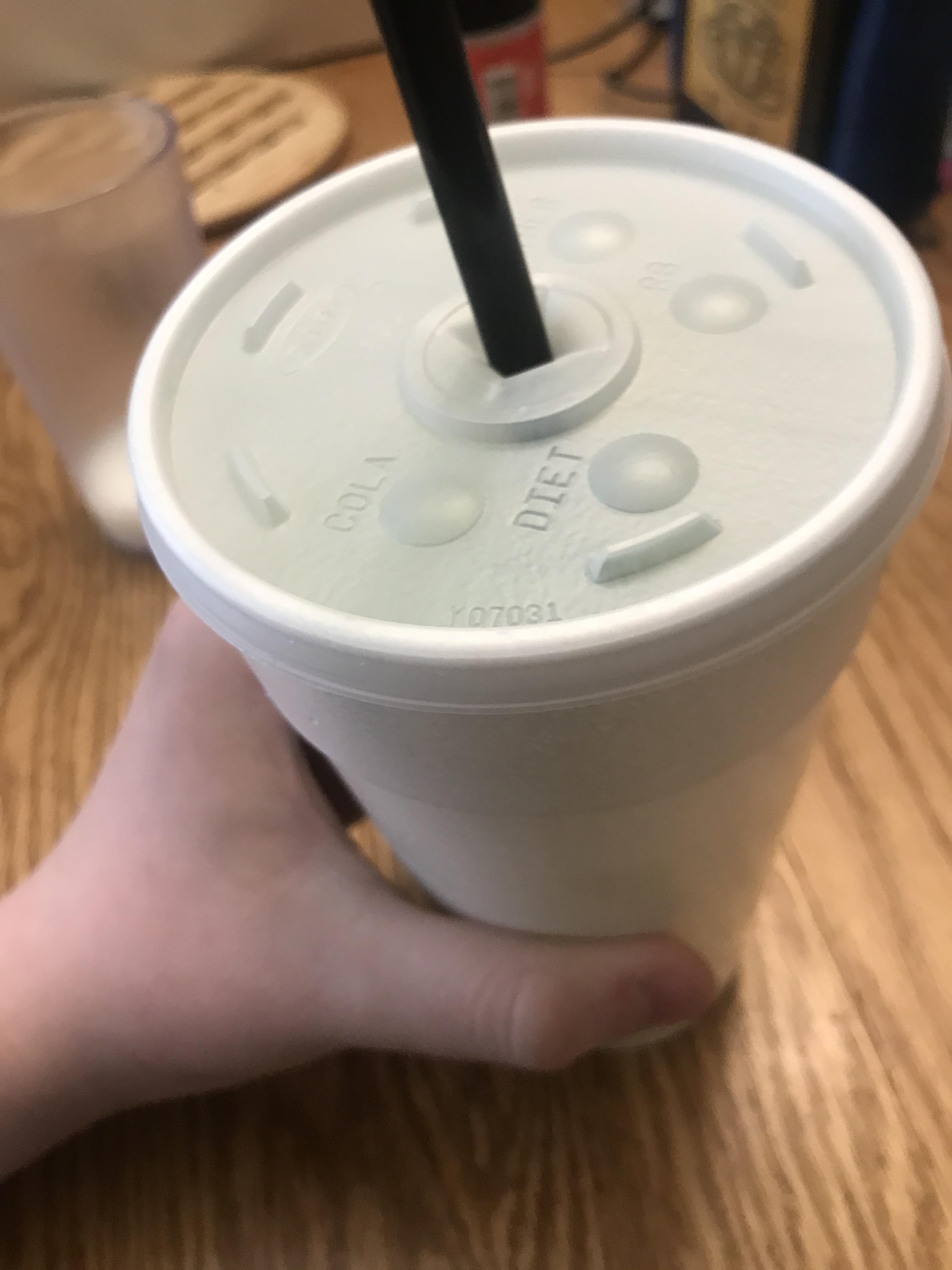A mixture of mtn dew and apple syrup from my local soda shop. Honestly