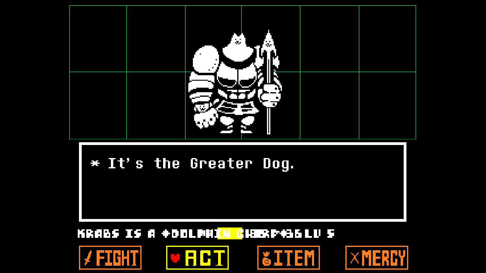 Imo killing Greater Dog is one of the hardest parts of the Genocide