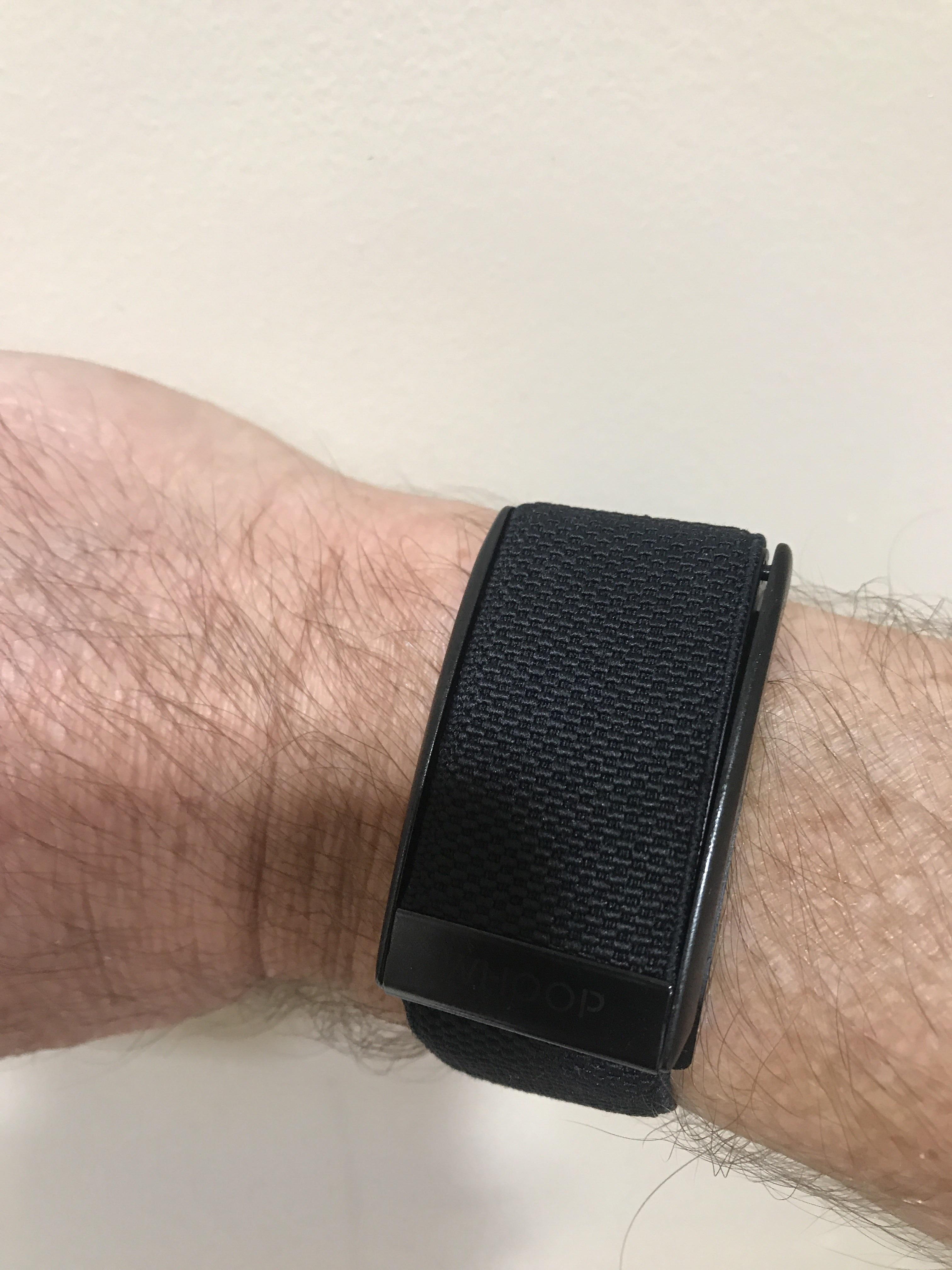 I put my strap back on after charging it this morning (decided to take