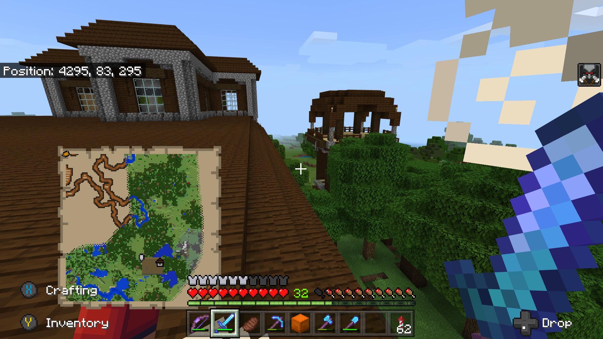 Woodland mansion and pillager outpost generated next to each other r