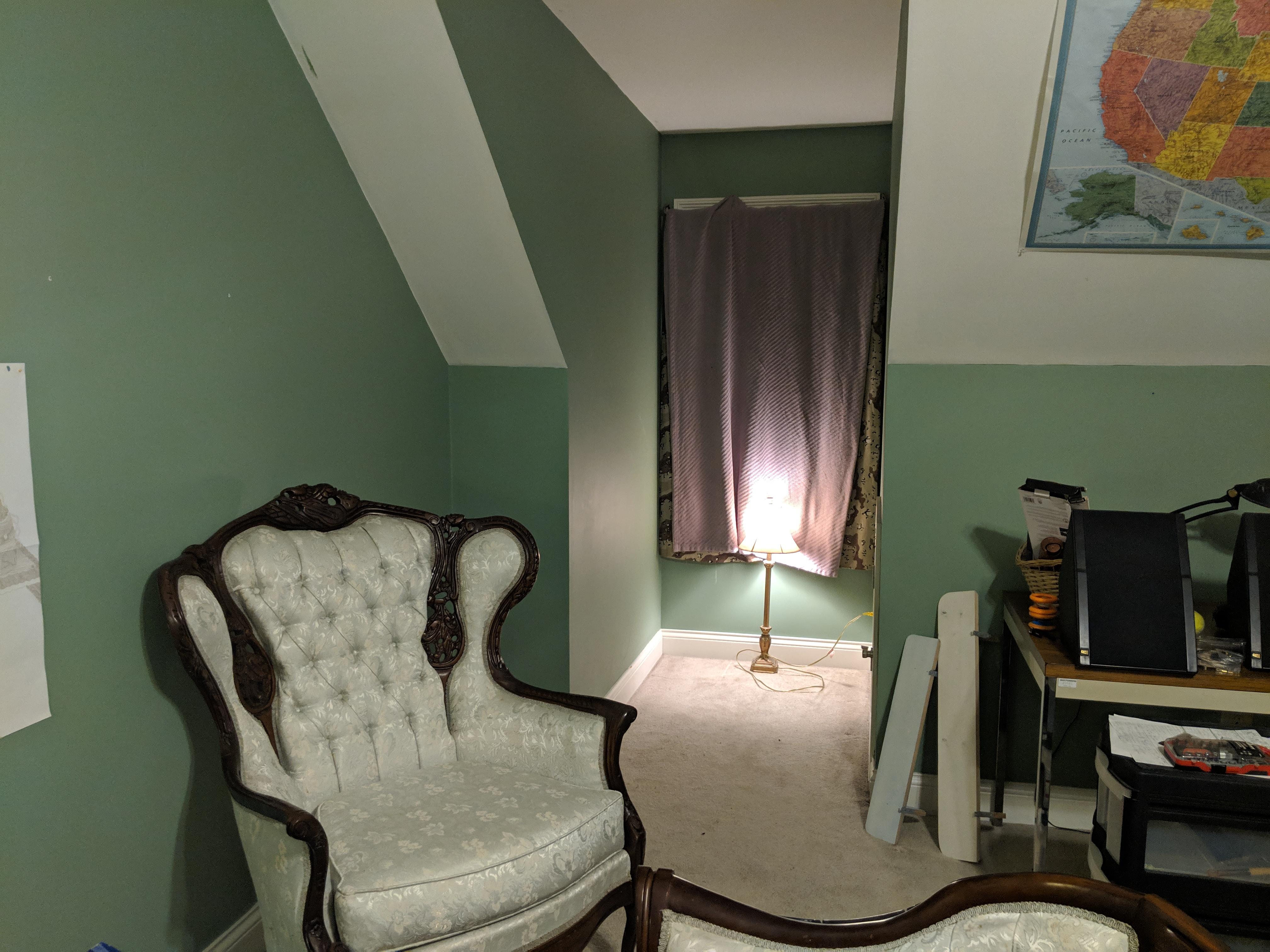 I've got this weird, boxlike space in my room that I have no idea what