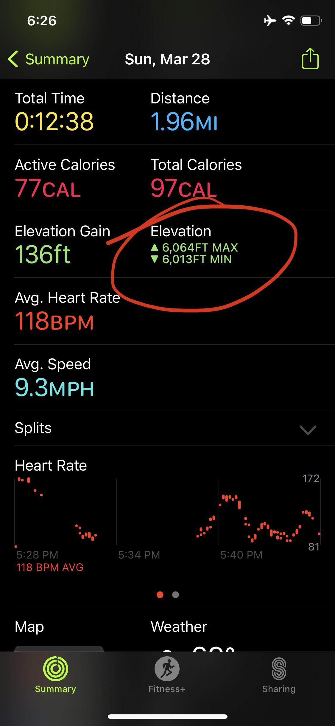 Does anyone know why my elevation is showing so high? All of my