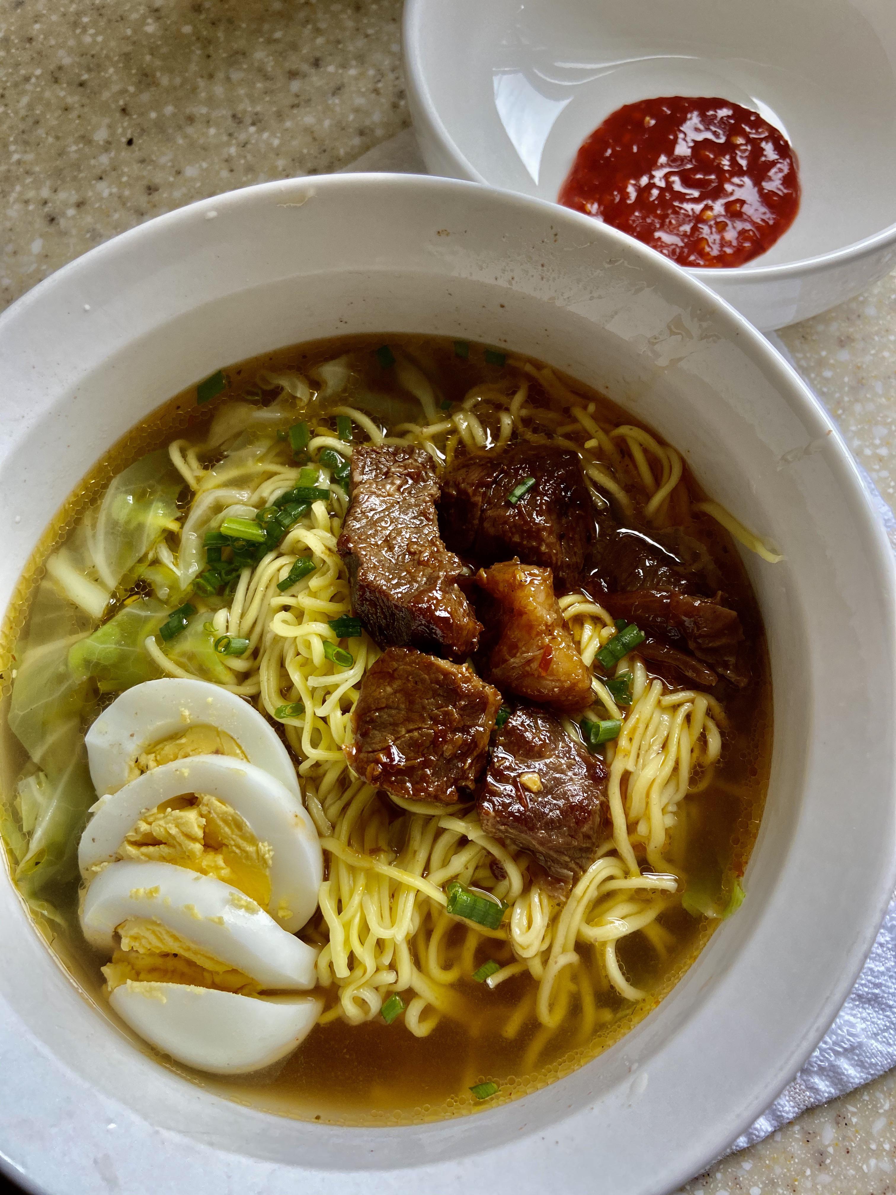 I cooked Filipino Soup "Beef Mami" r/FoodPorn