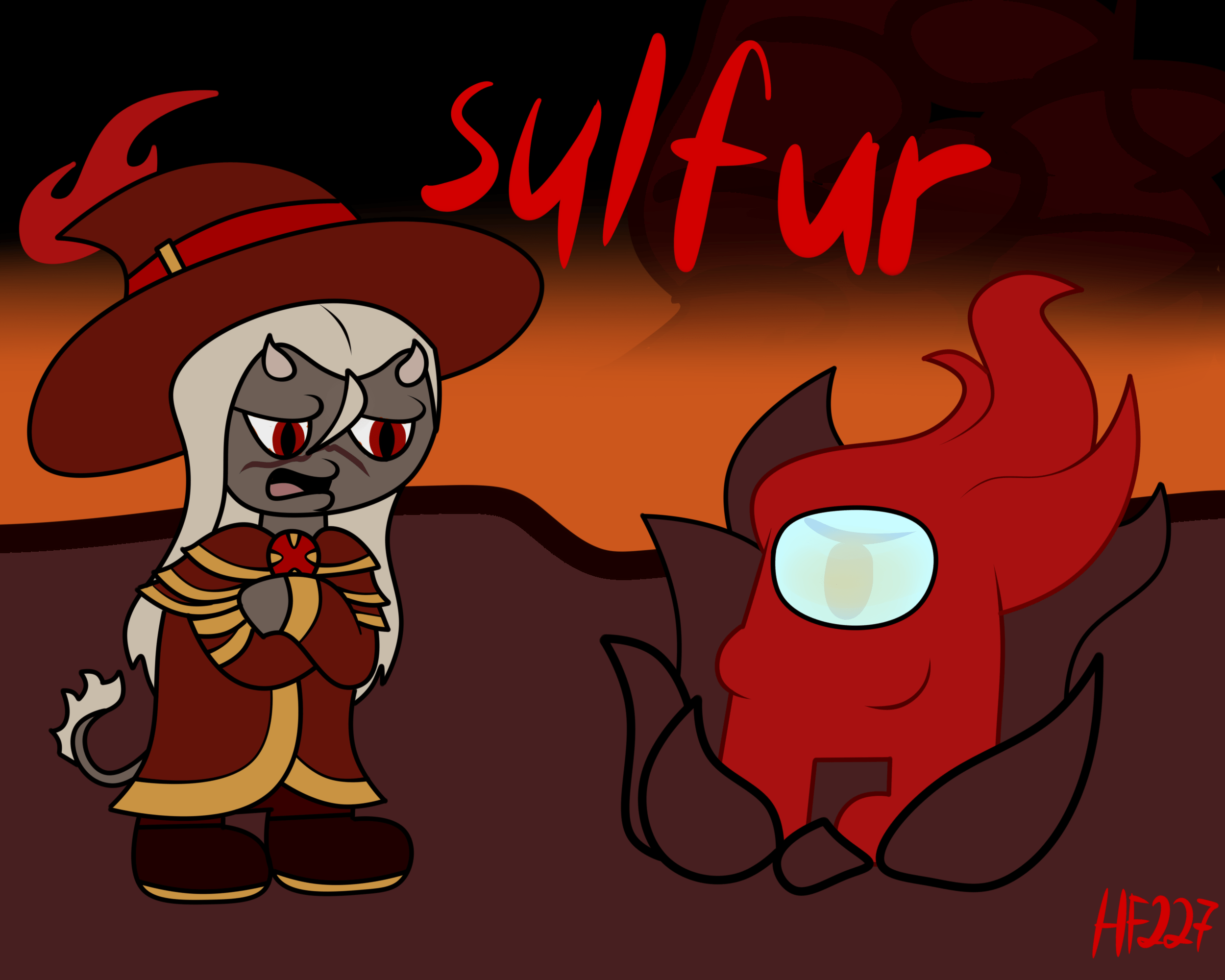 Perhaps for you the words "brimstone" "sulfur" "sulphur" have different