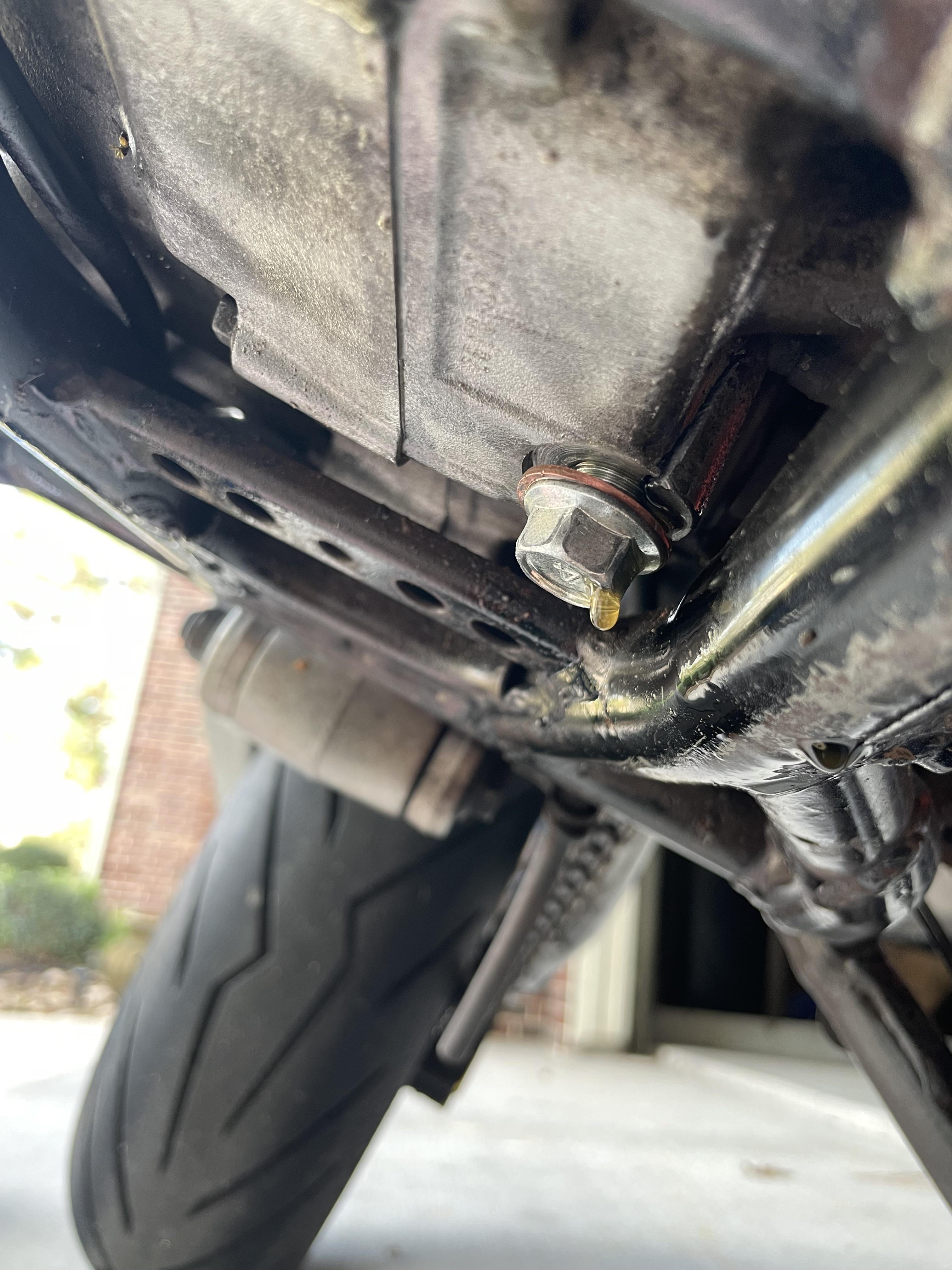 Was changing my oil and noticed a crack in the case, how screwed am I