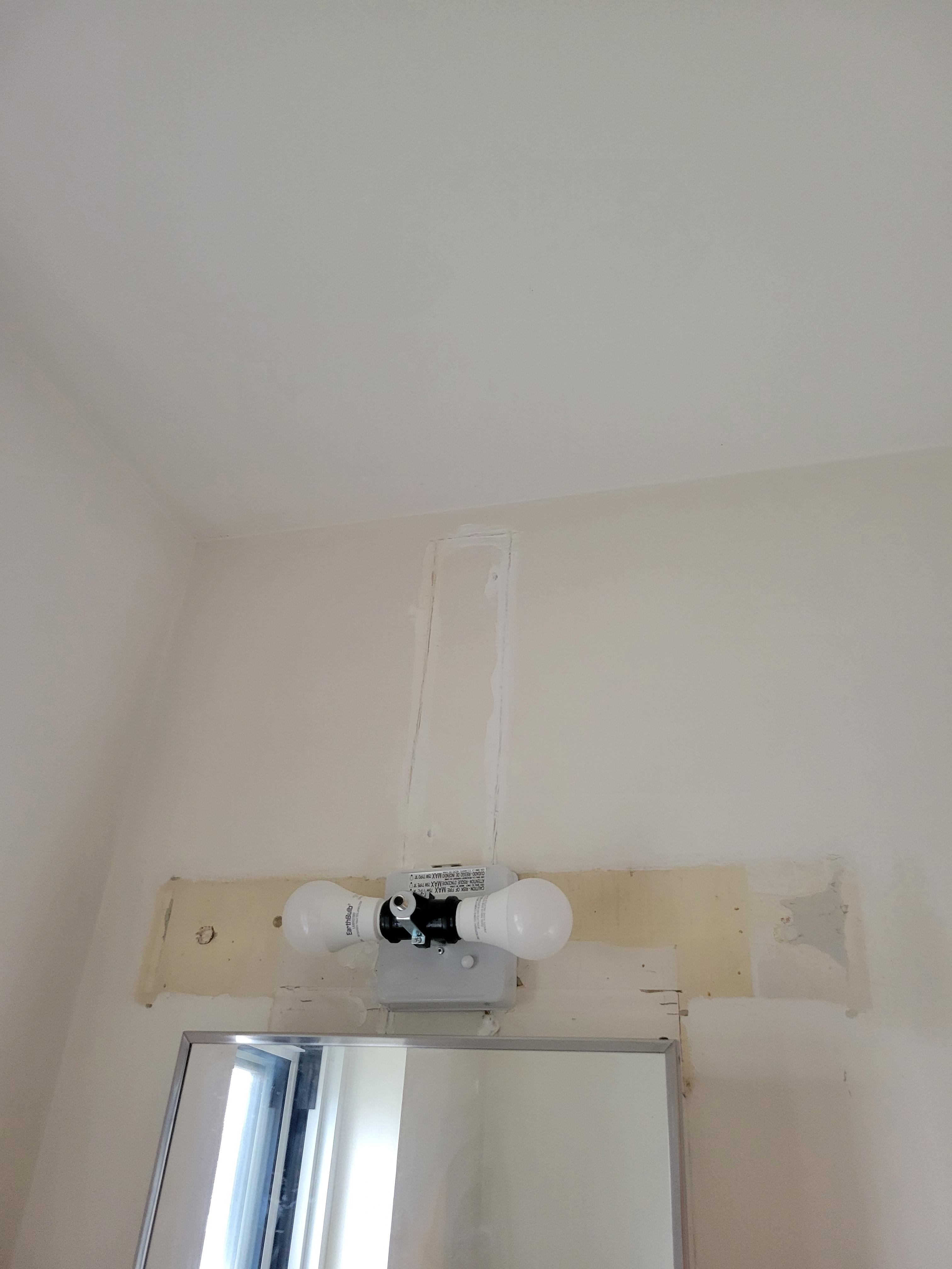 Had a company come in to do some work in our buildings and this is there patch work.... they