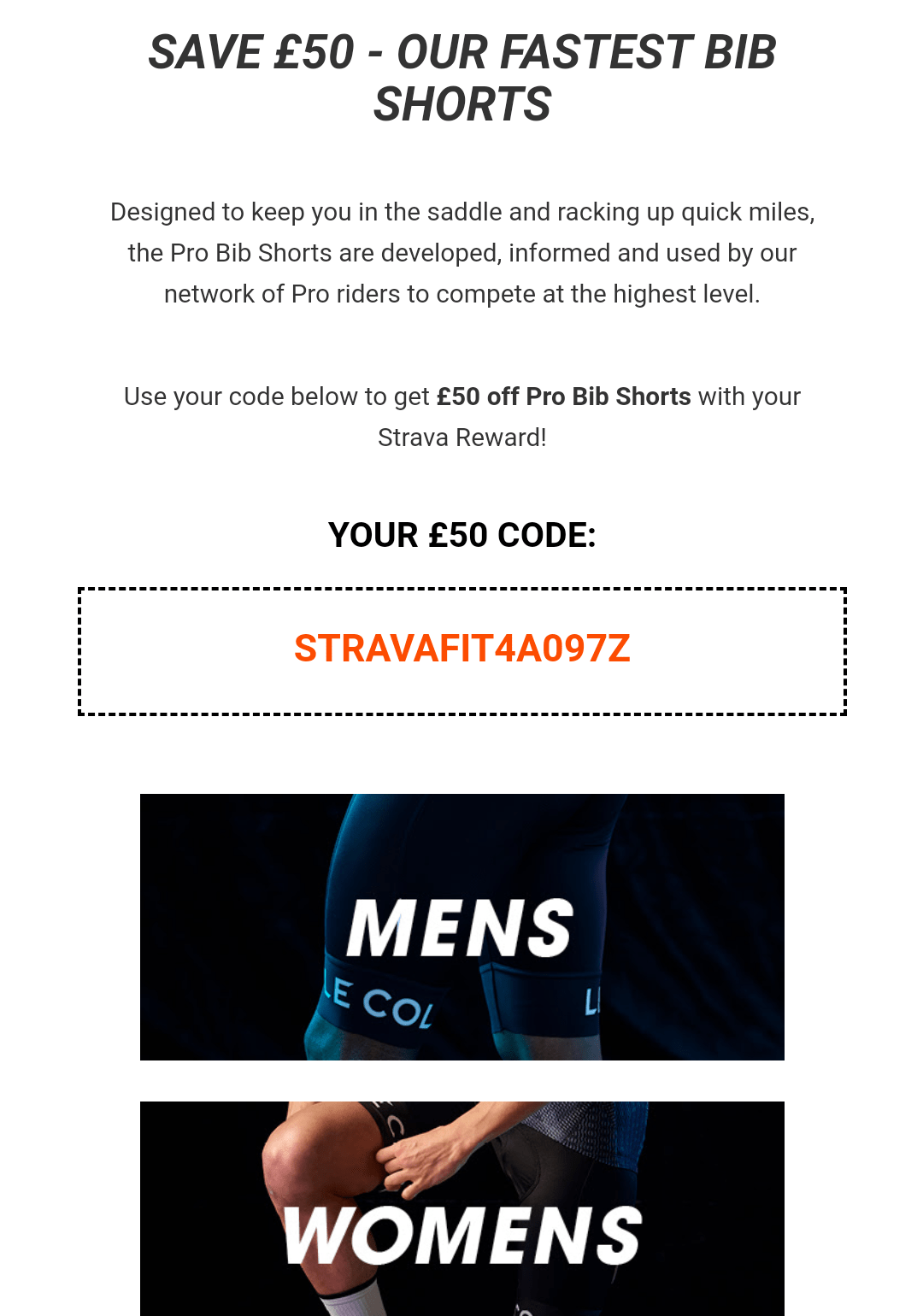 Le Col £50 discount code r/ukbike