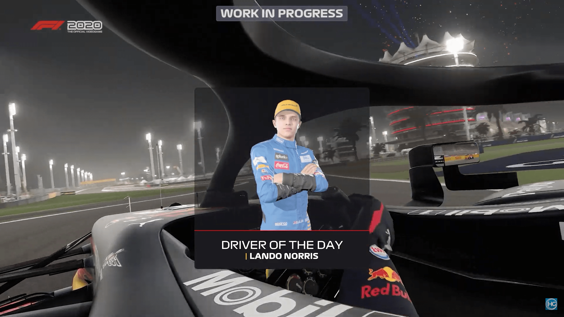New "Driver of the day" after the race F1Game