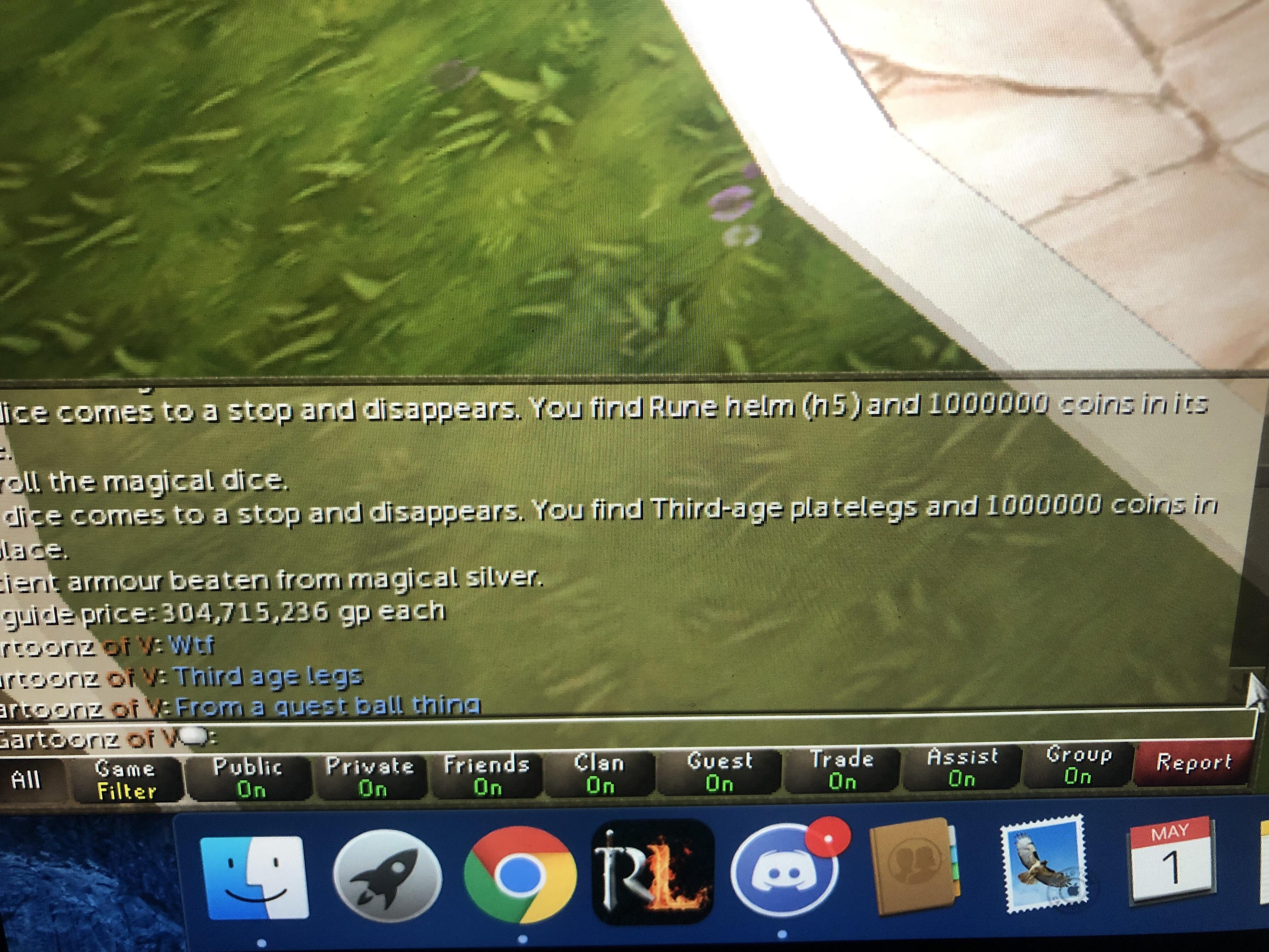 Just logged on yesterday for the first time in 10 months due to