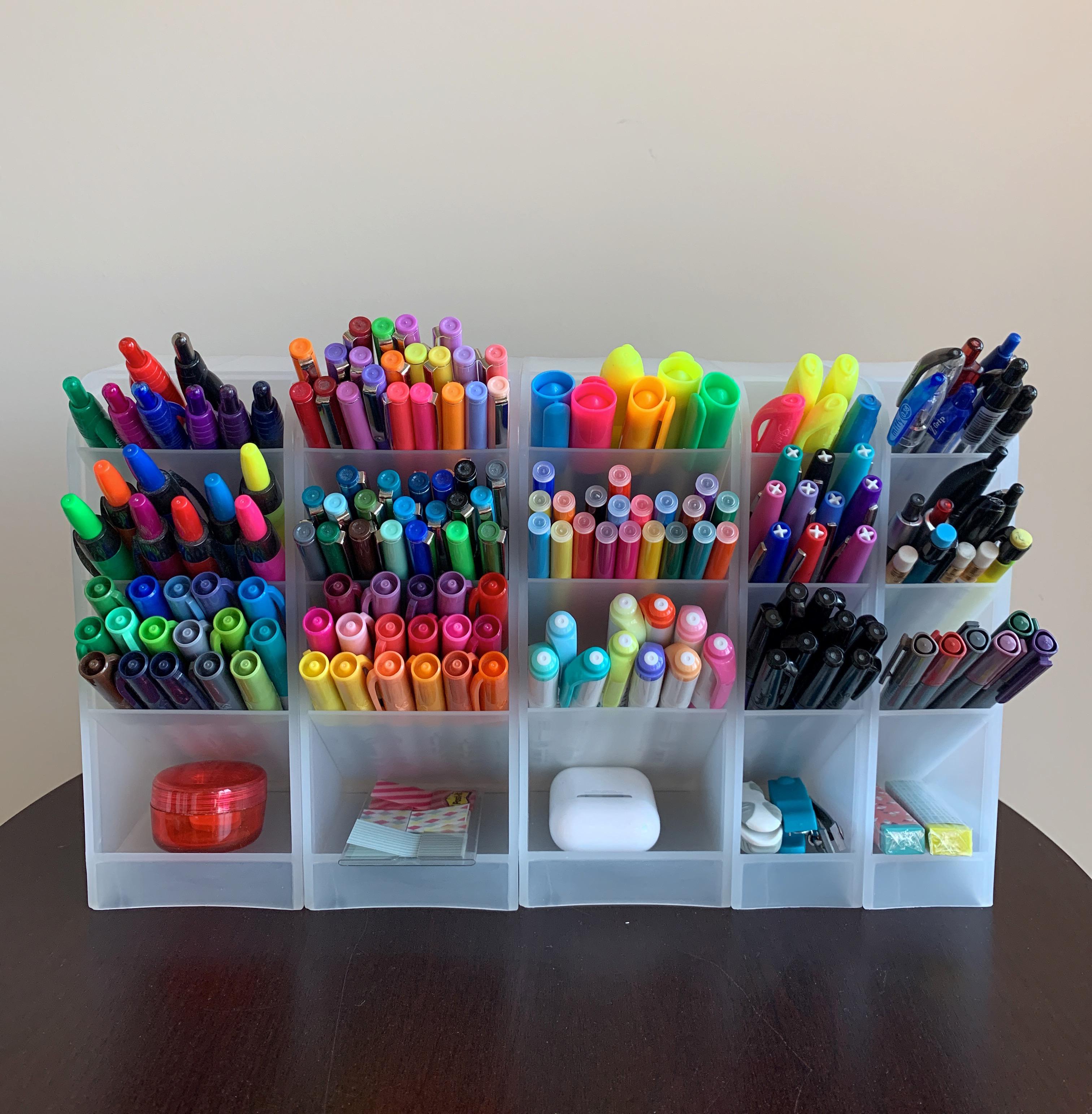Thanks to Reddit for the stationery organization inspiration! So