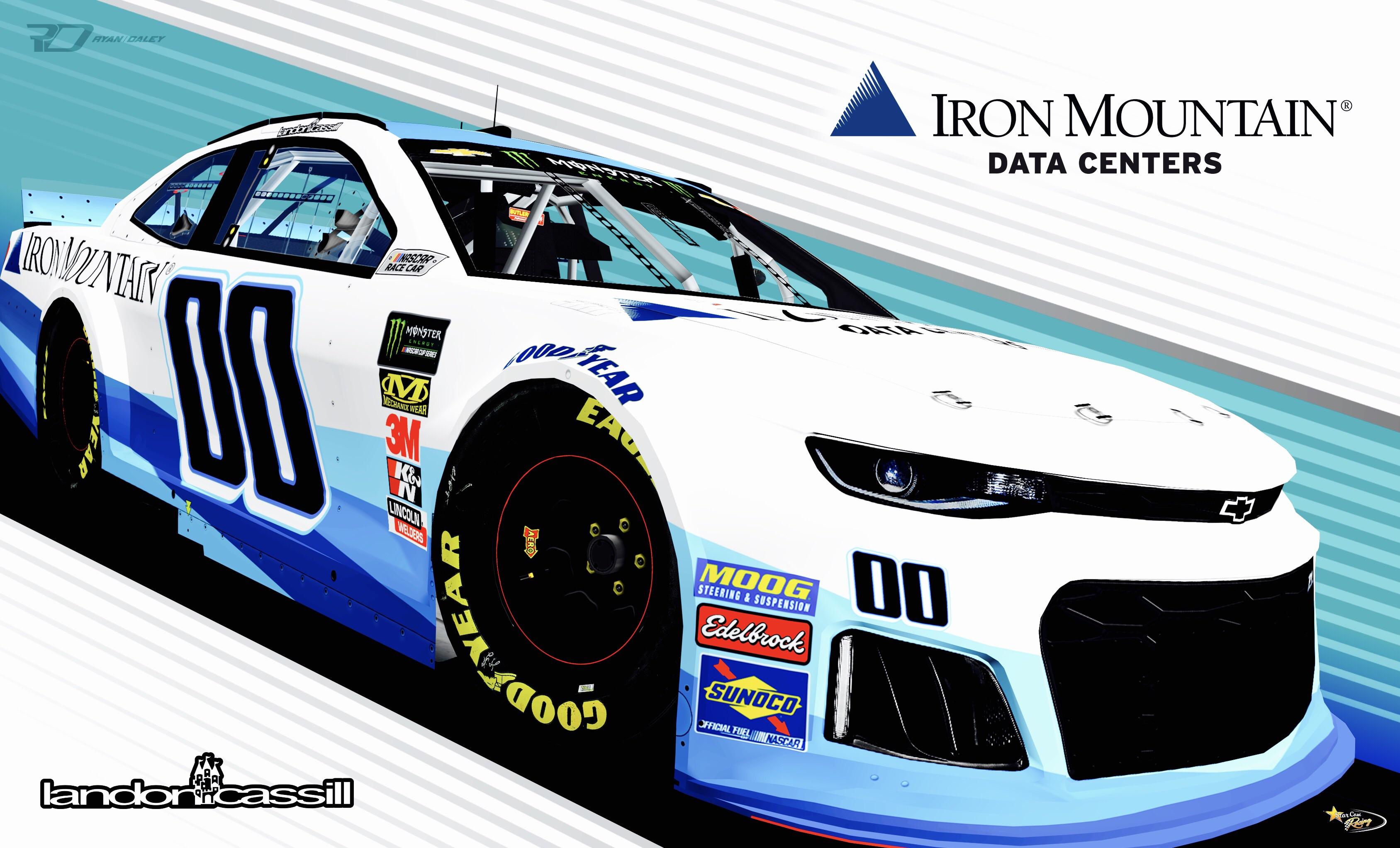00 Landon Cassill Iron Mountain car for Phoenix (OC) r/NASCAR
