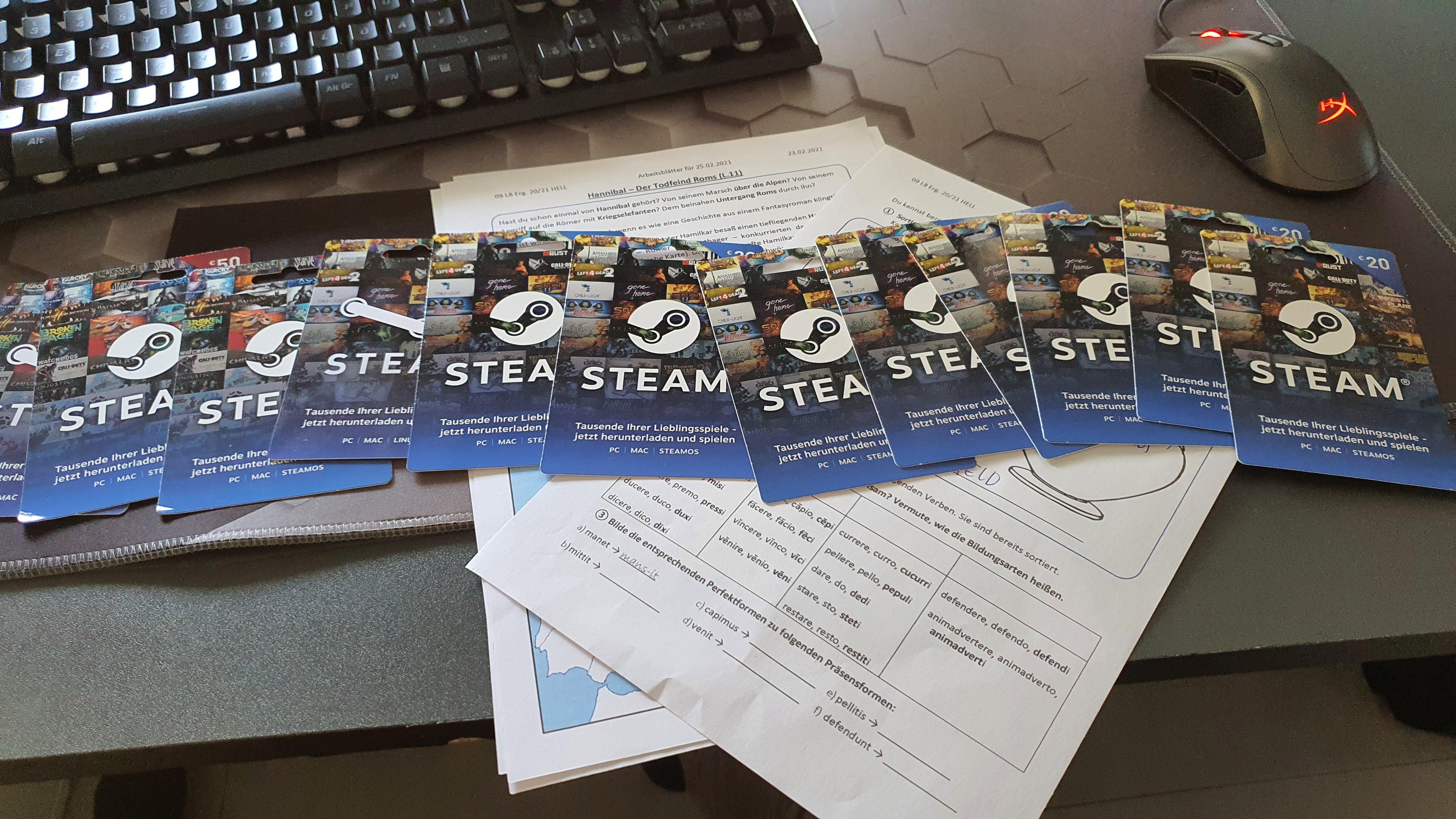 I present to you my Steam Card Collection r/pcmasterrace