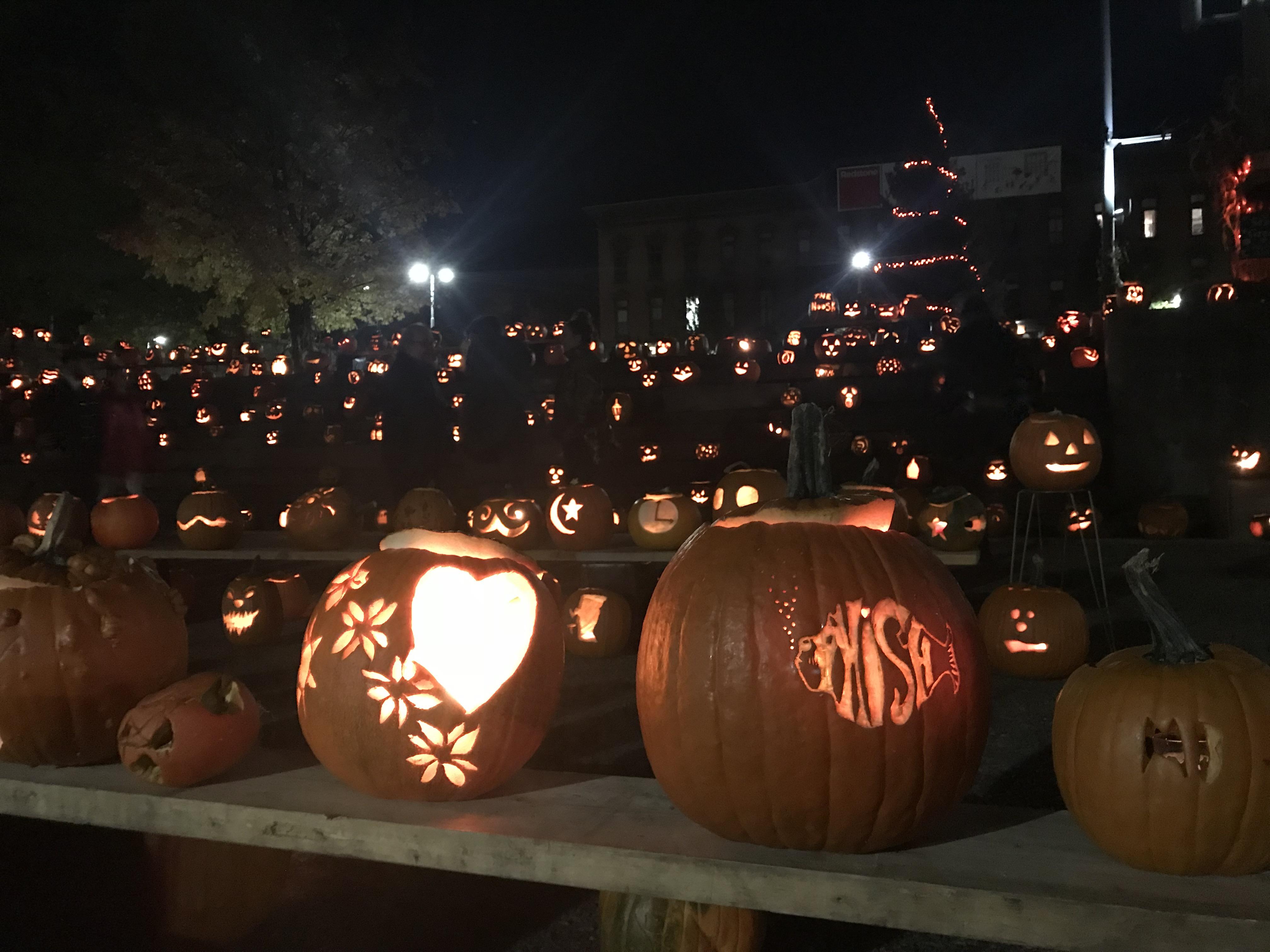 Found this pumpkin in Winooski, VT. Happy Halloween! r/phish