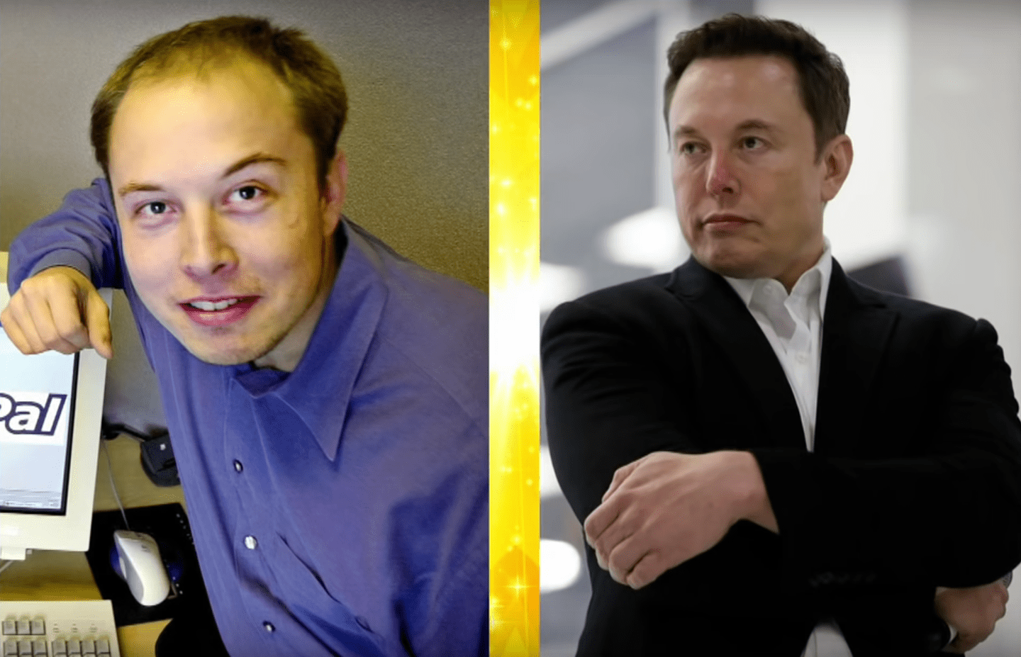 The power of lots of money Elon Musk then and now r/pics
