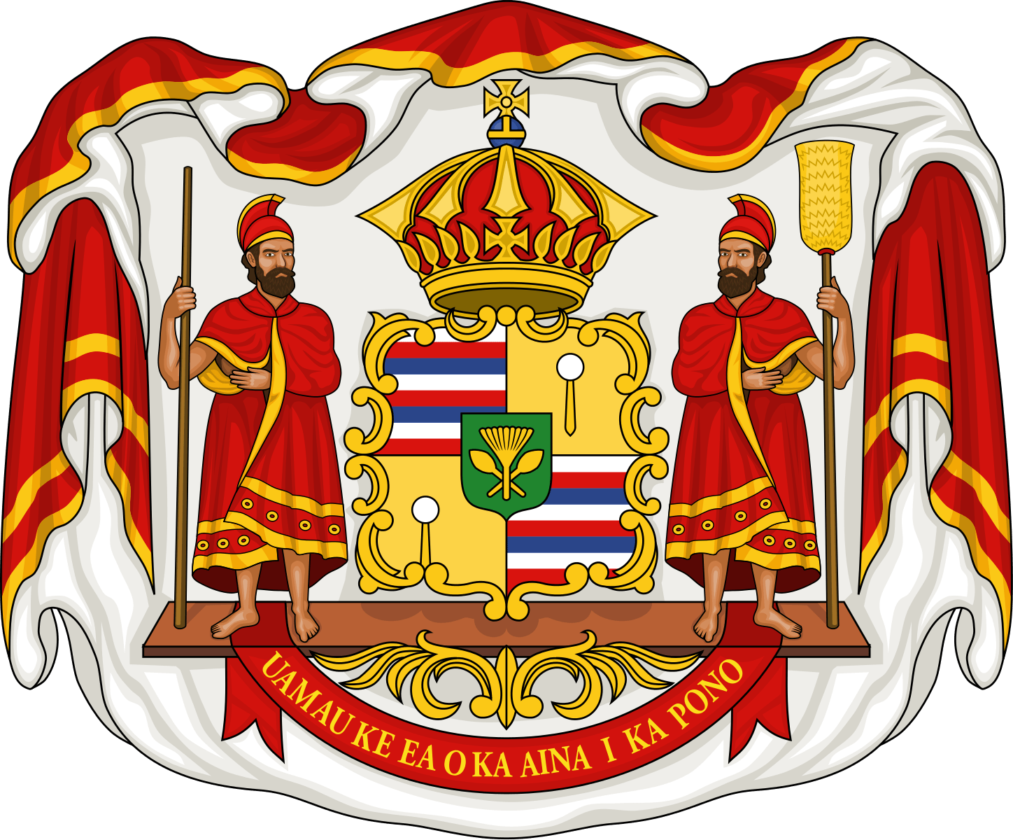 Coat of arms of the Kingdom of Hawai'i r/heraldry