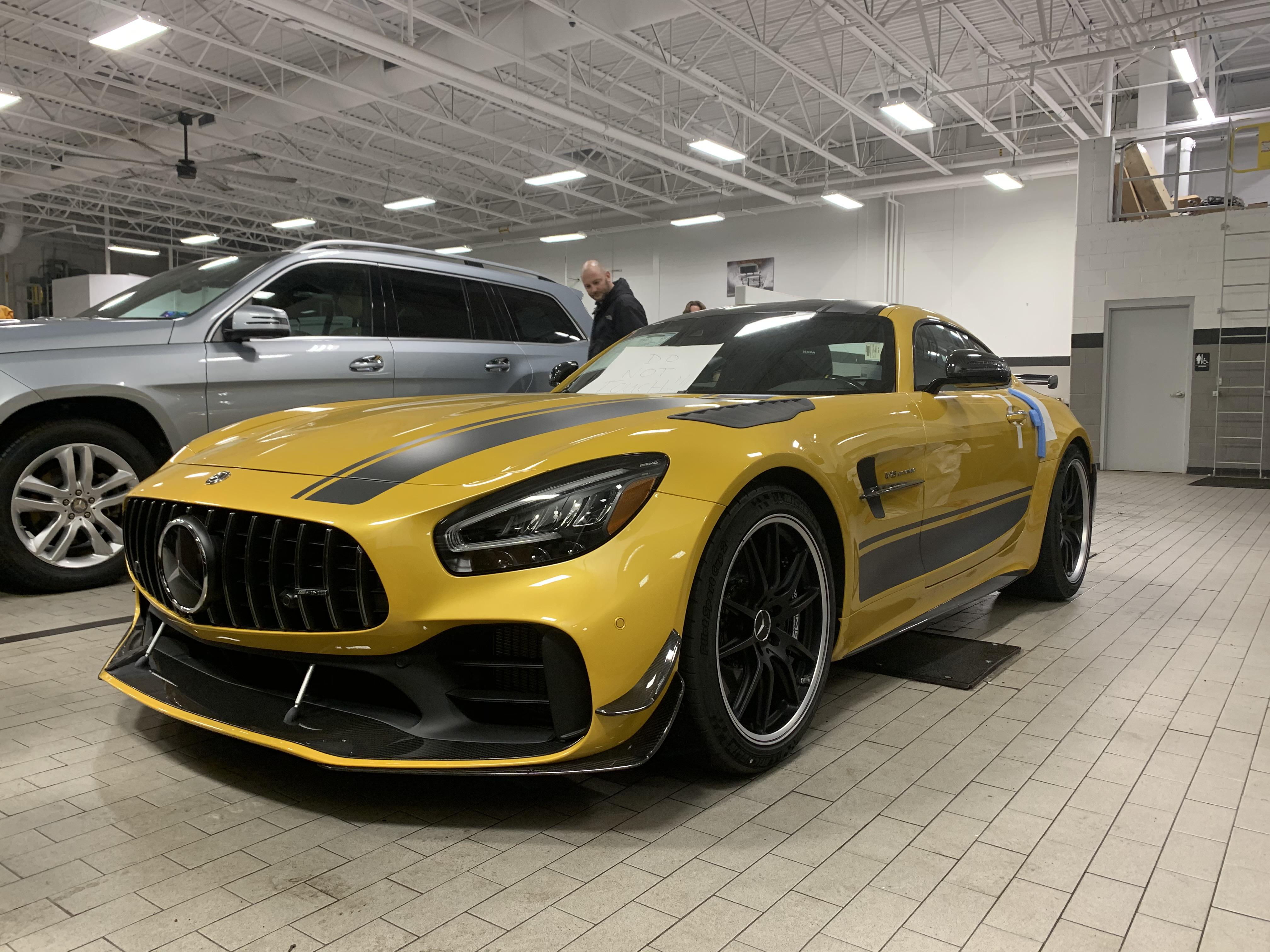 Our AMG GTR PRO arrived at the dealership today, too bad it sold a