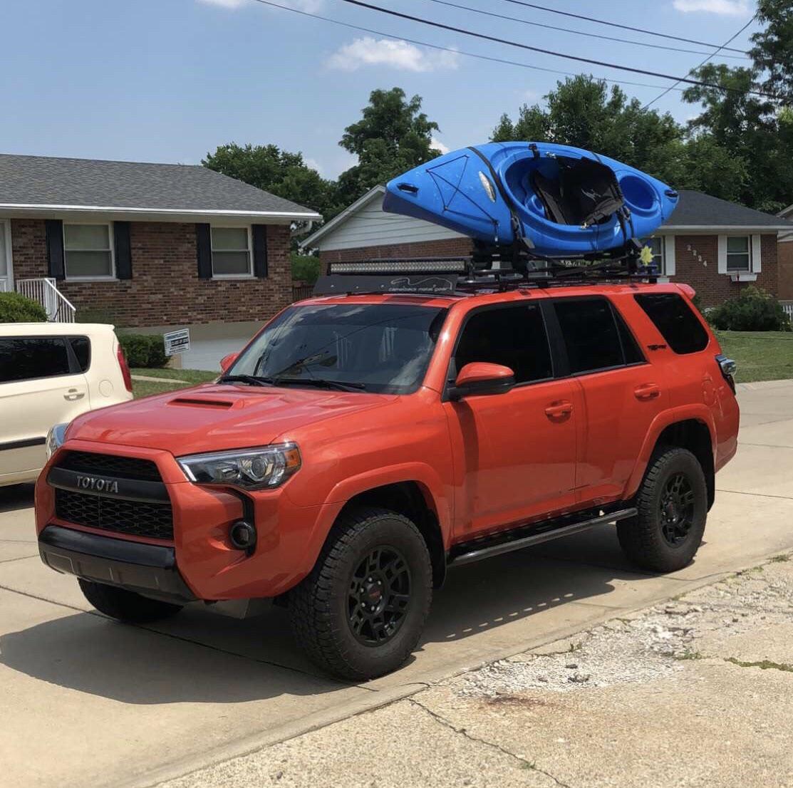 Picked up some Yakima crossbars and went out for a float yesterday r