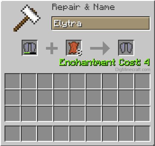 How To Repair Elytra With Phantom Membrane Minecraft Bedrock Edition
