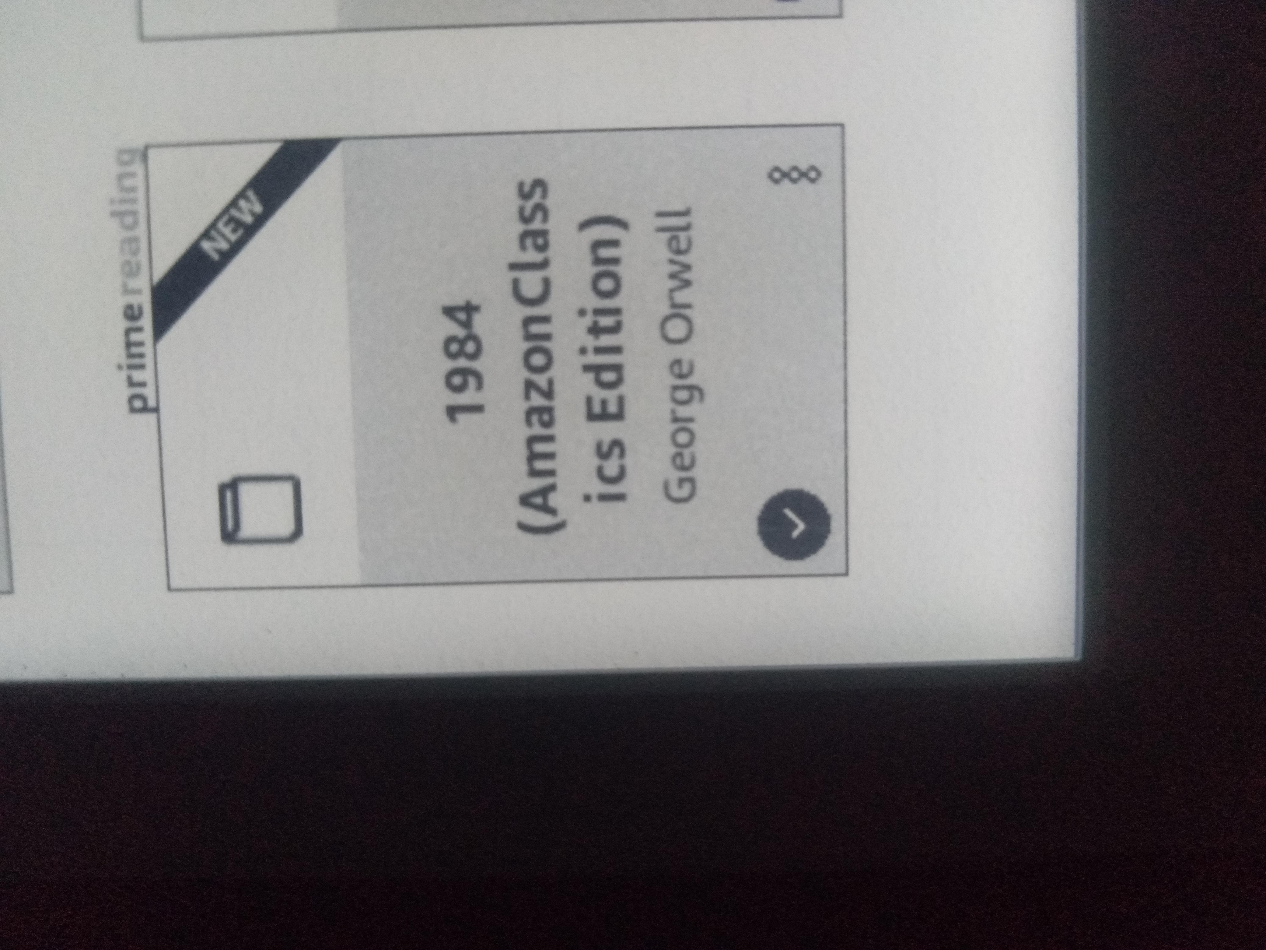 My Kindle is not loading cover page for books I added from prime