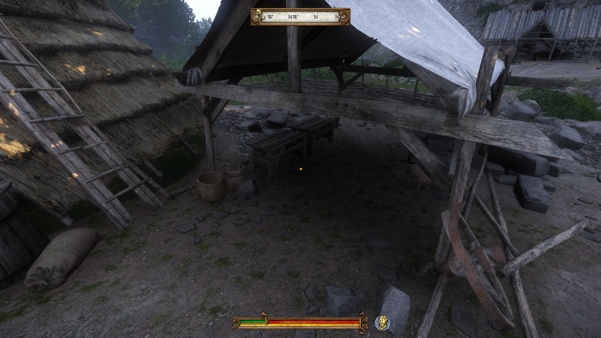 I put all my stuff in a chest that's supposed to be here before the