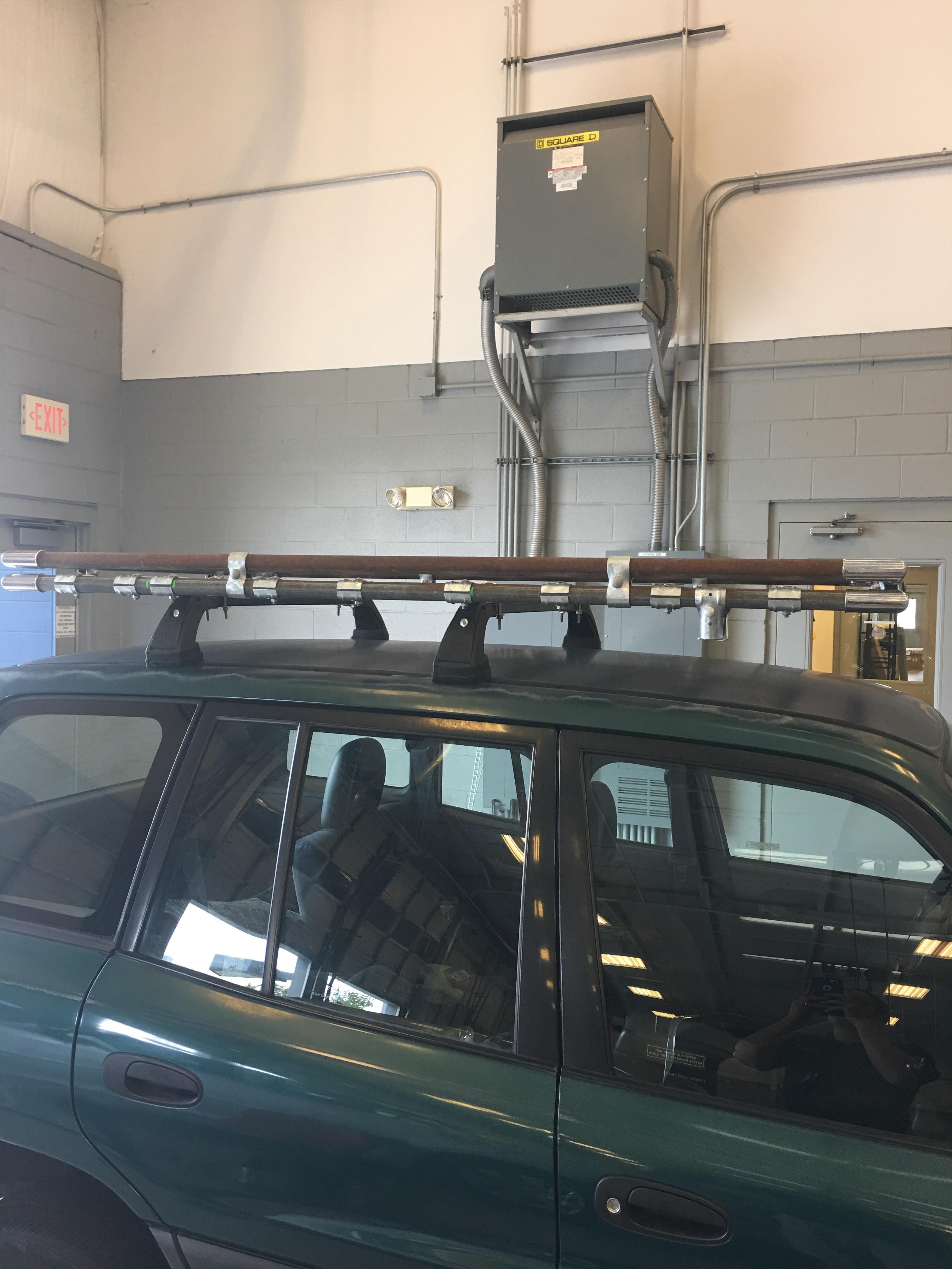 My boss made a roof rack for his '97 Rav 4