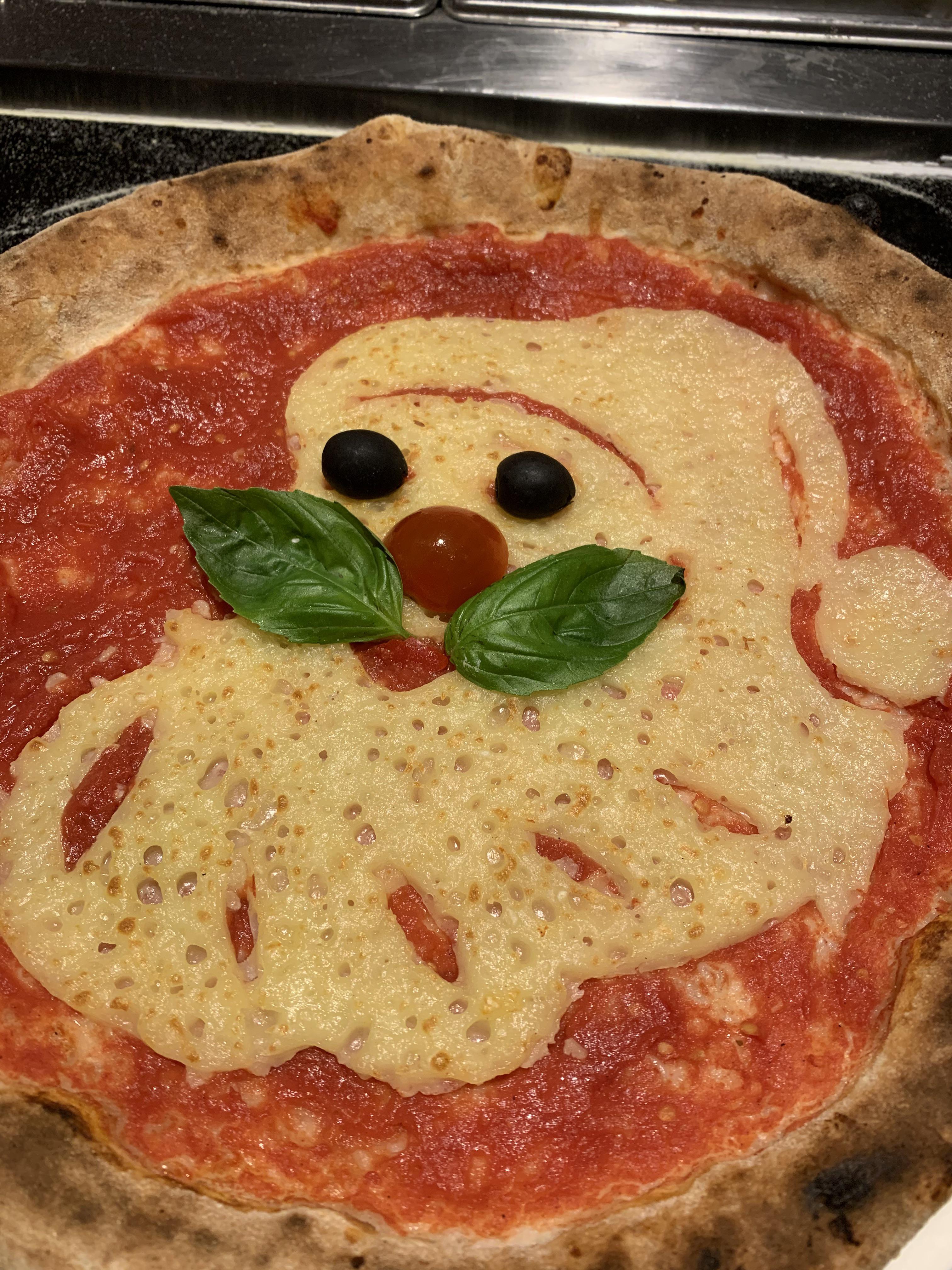 [homemade] Santa Claus pizza r/food