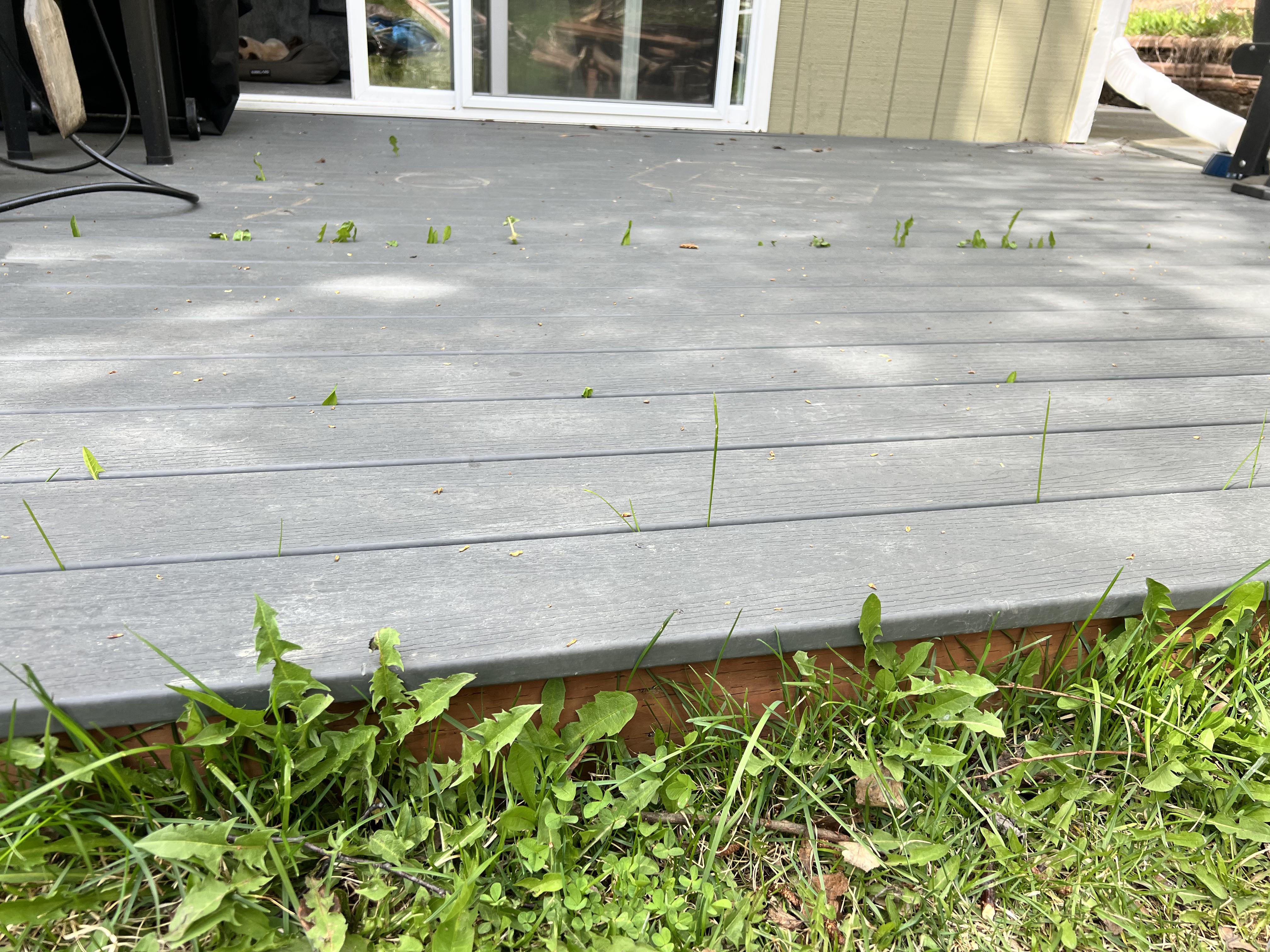 How to kill weeds under a deck that I can’t get under.. r/howto