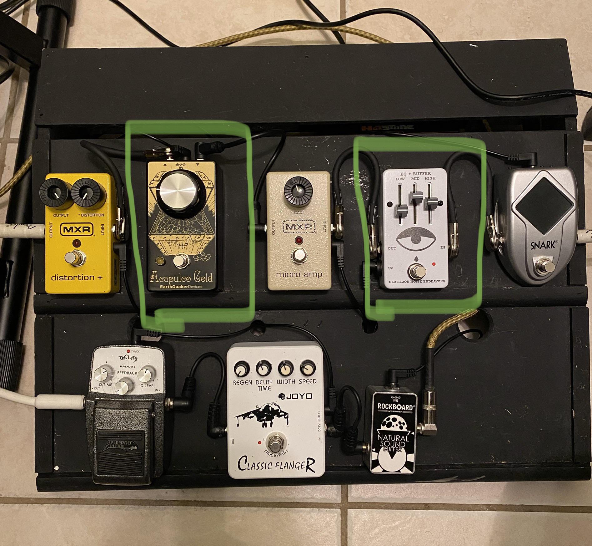NPsD! EQD Acapulco Gold and OBNE EQ+Buffer. The extra EQ helps, AG is