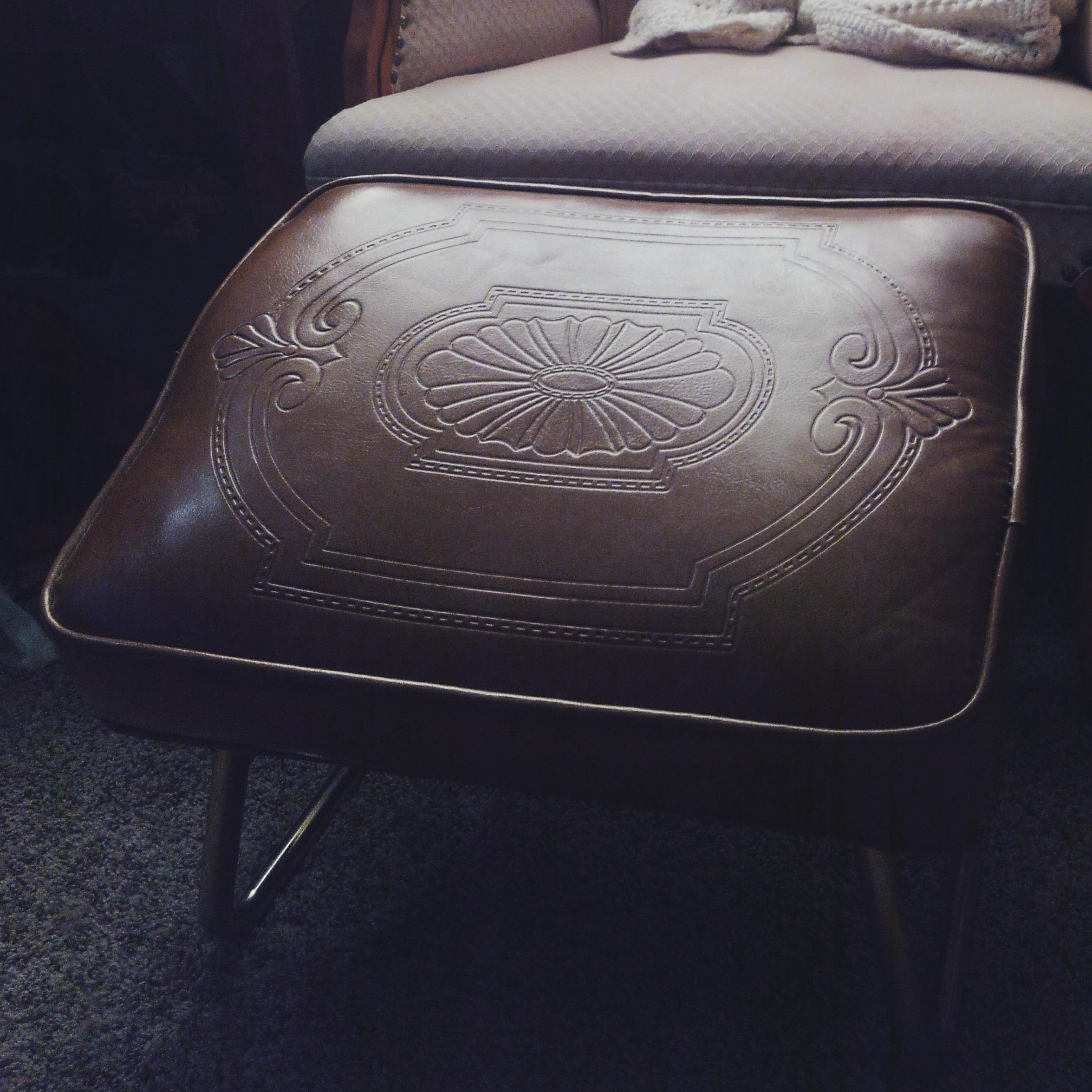Found the perfect vintage foot rest for 1.50!!! r/ThriftStoreHauls