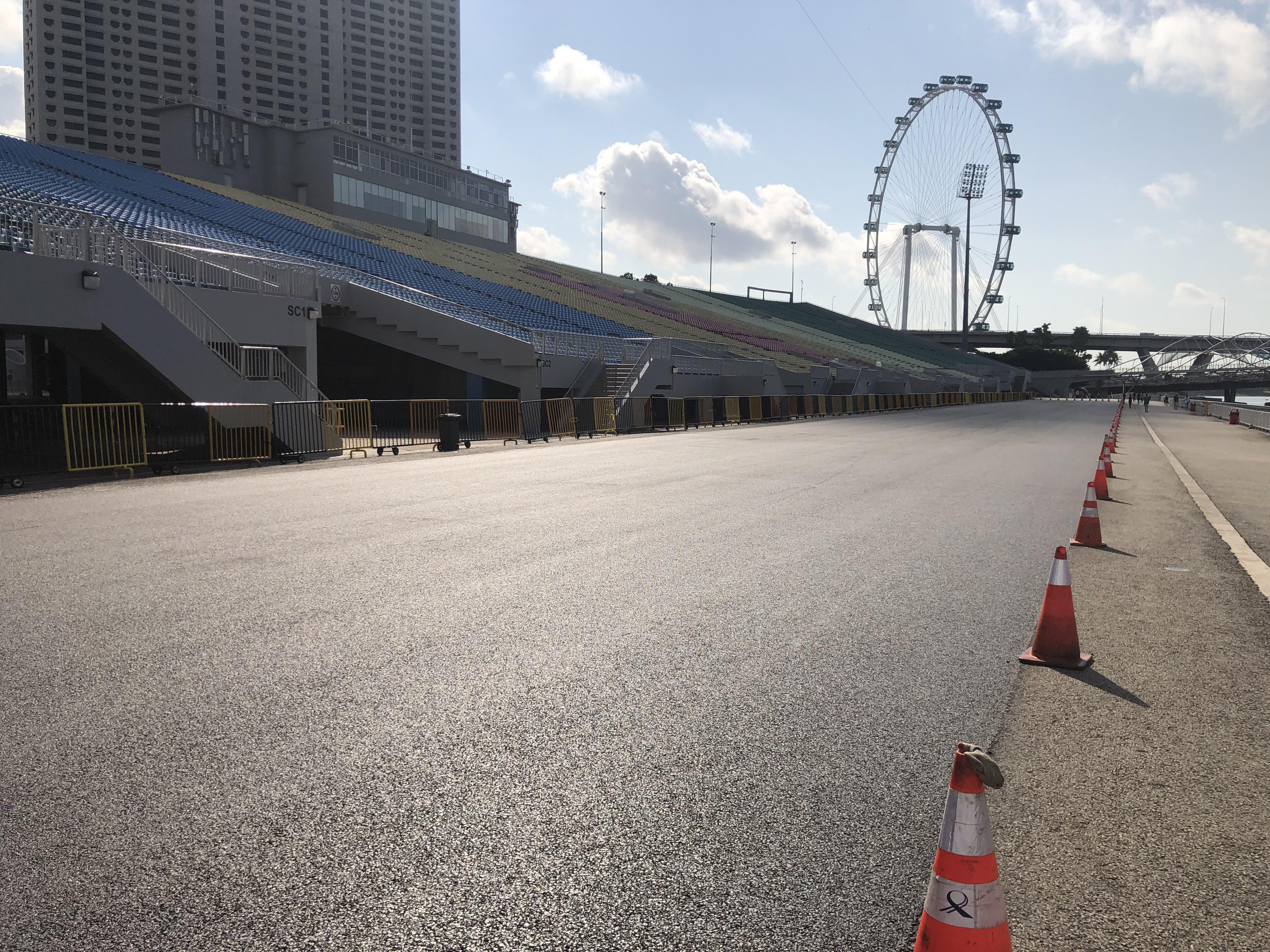 Fresh tarmac in Singapore r/formula1