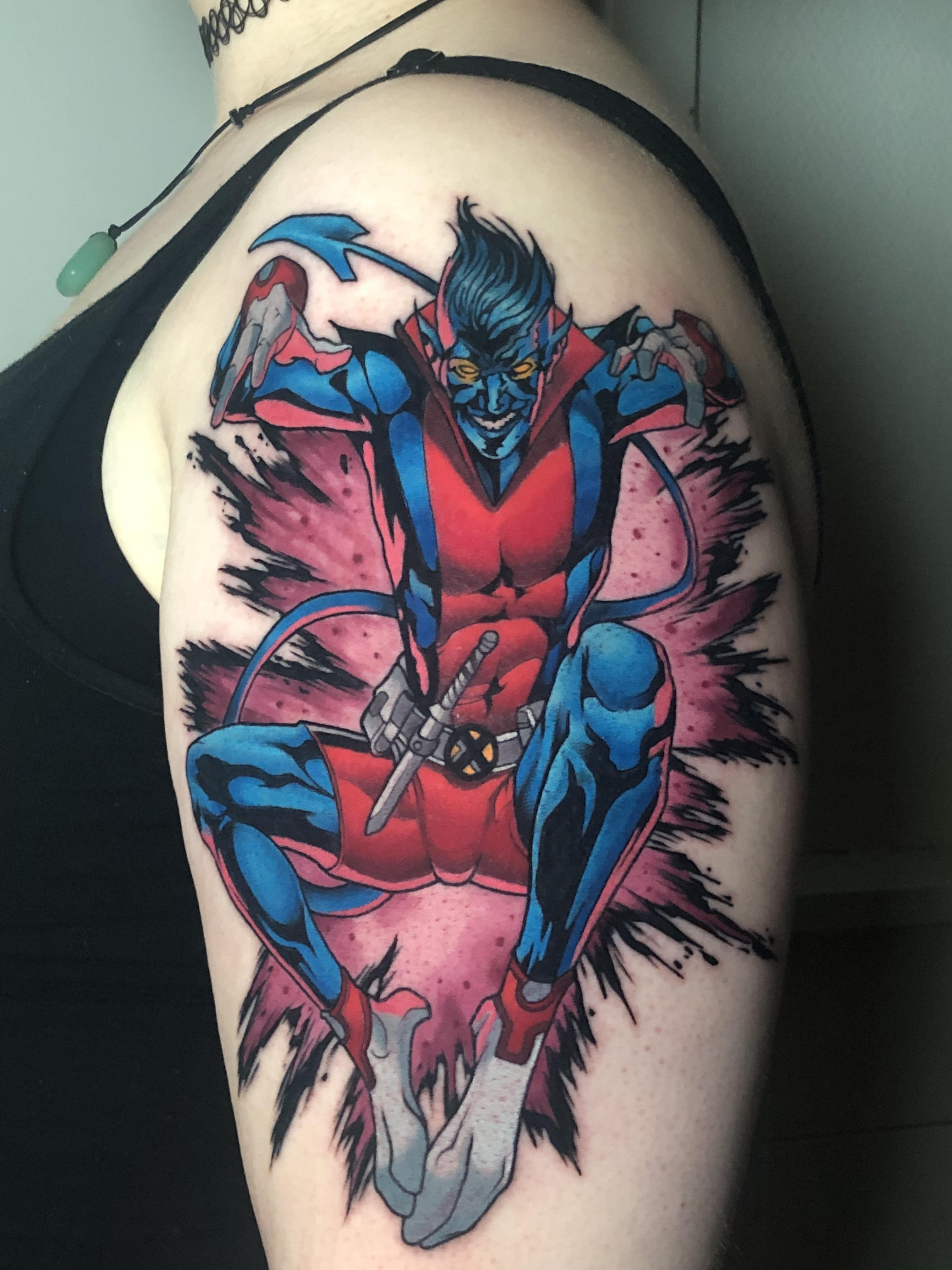 Night crawler done at bright side tattoo Copenhagen by kest234 r