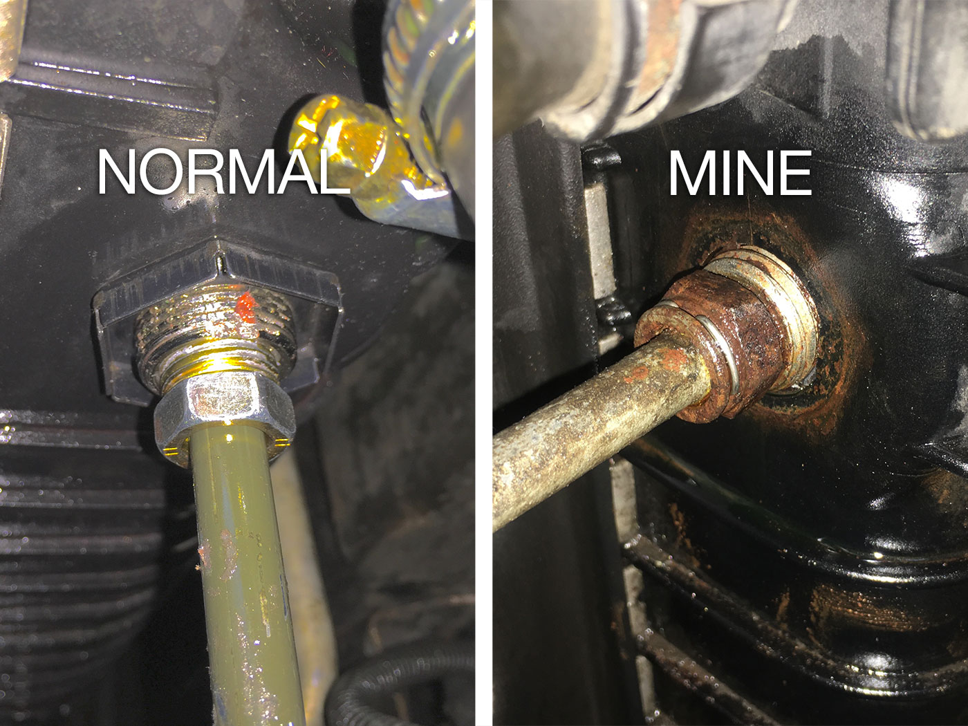 03 Silverado radiator transmission cooler bung rusted off, options? r