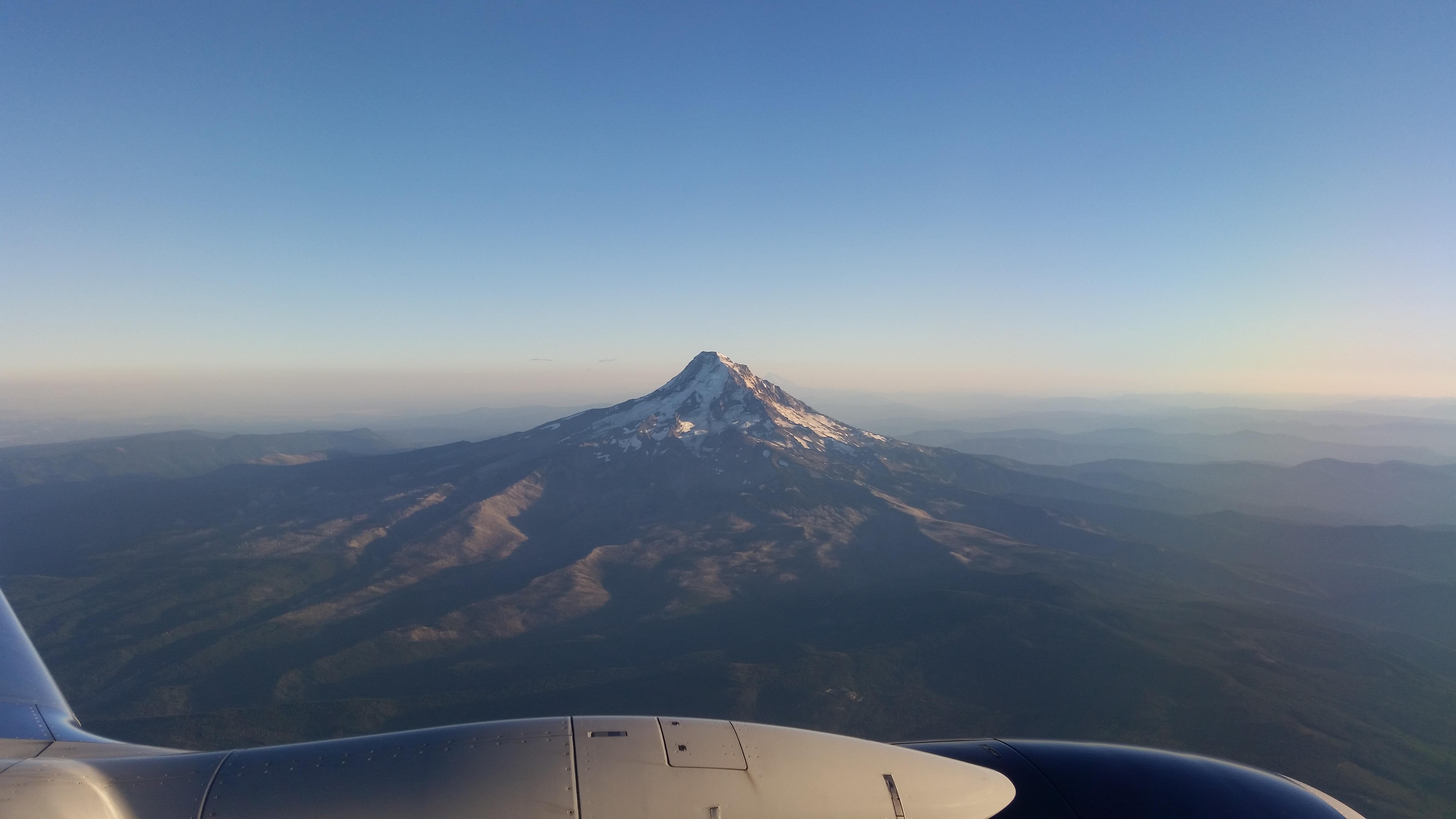 I took one picture during my flight from Atlanta to Portland. Mount