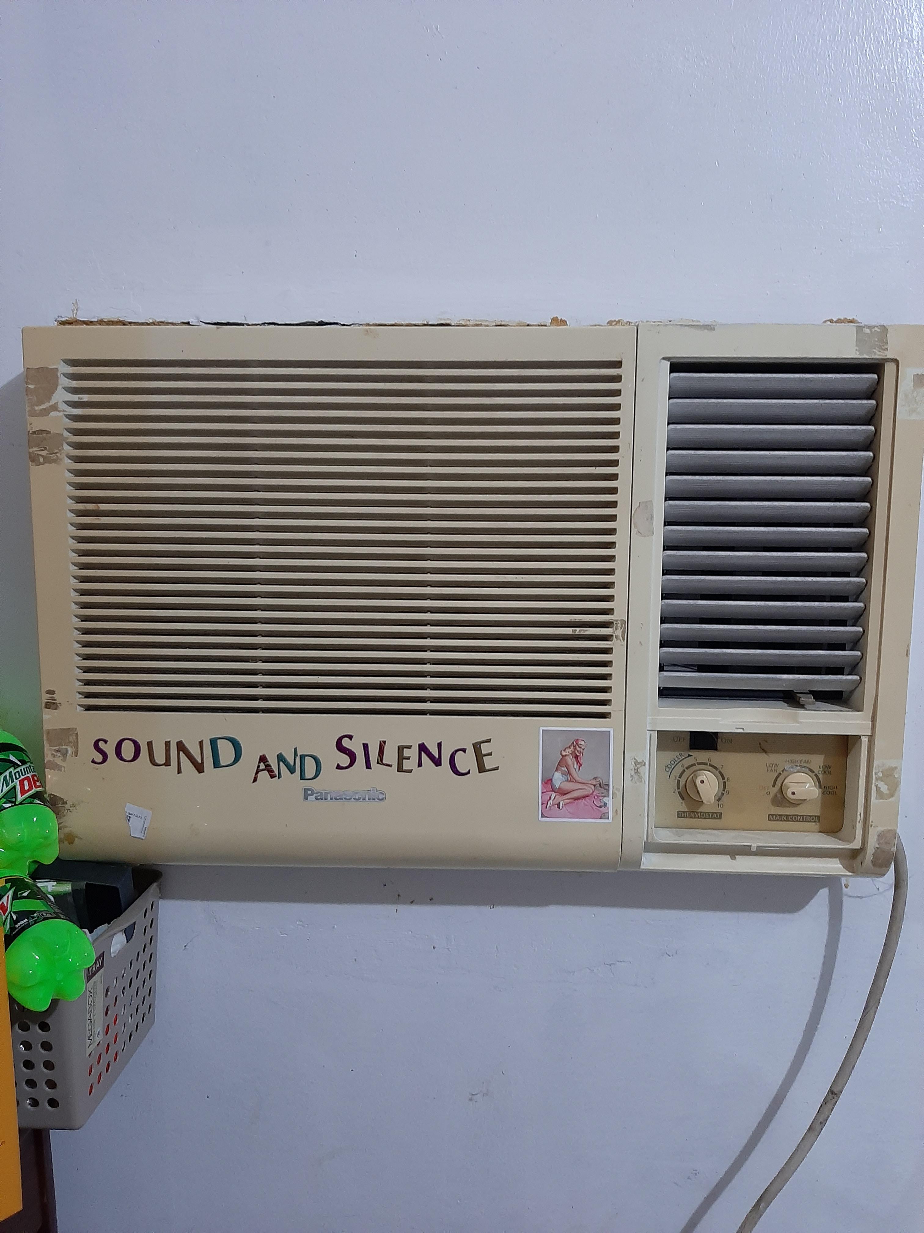 The aircon in my room. r/yellowedelectronics