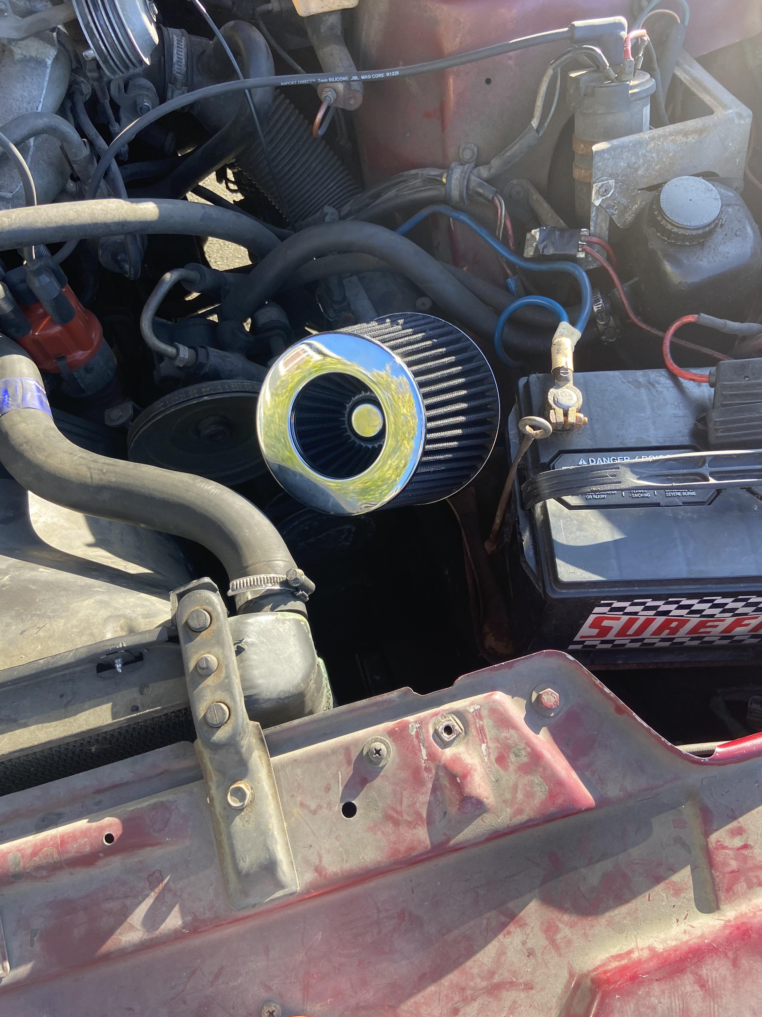 Homemade cold air intake r/Volvo240