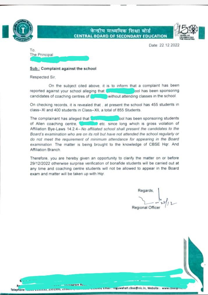 Dummy School Culture ka END??? r/JEENEETards