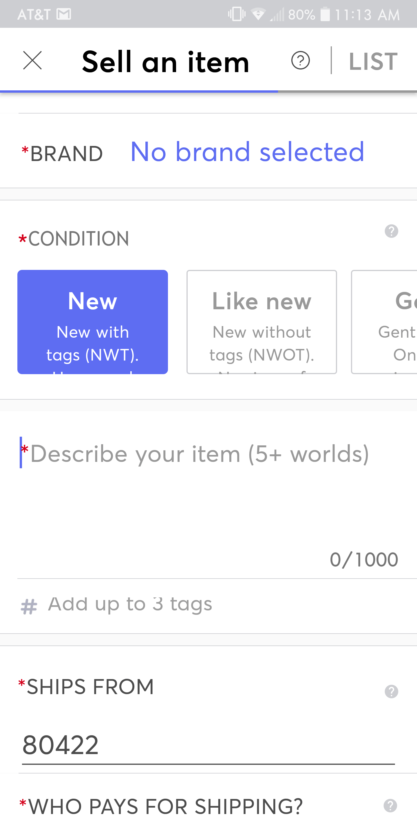 Mercari. 5+ worlds. I can't fit five worlds into my description???? Hey