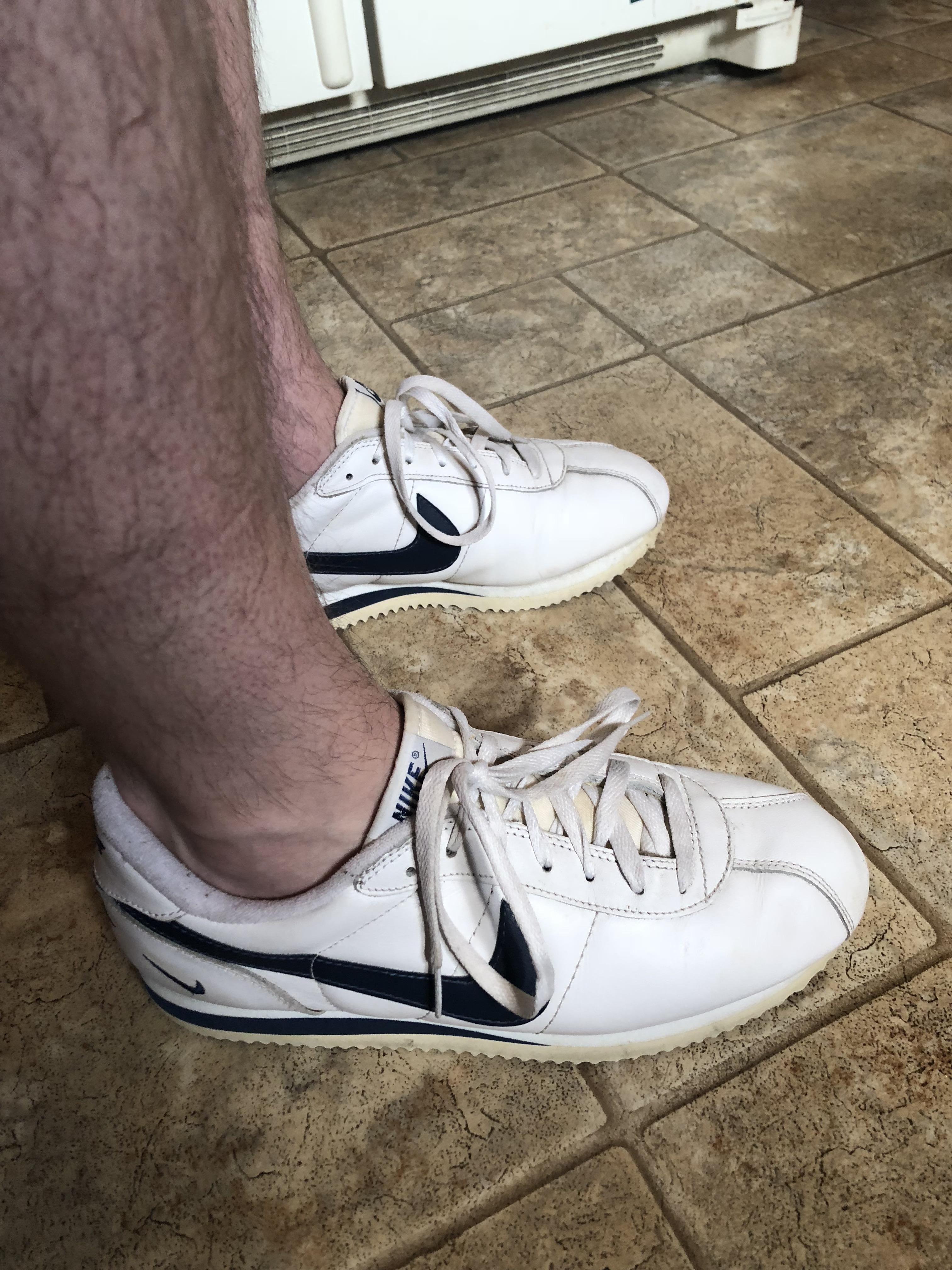 Found some Nikes at the thrift. 5 and a little tlc later and I think