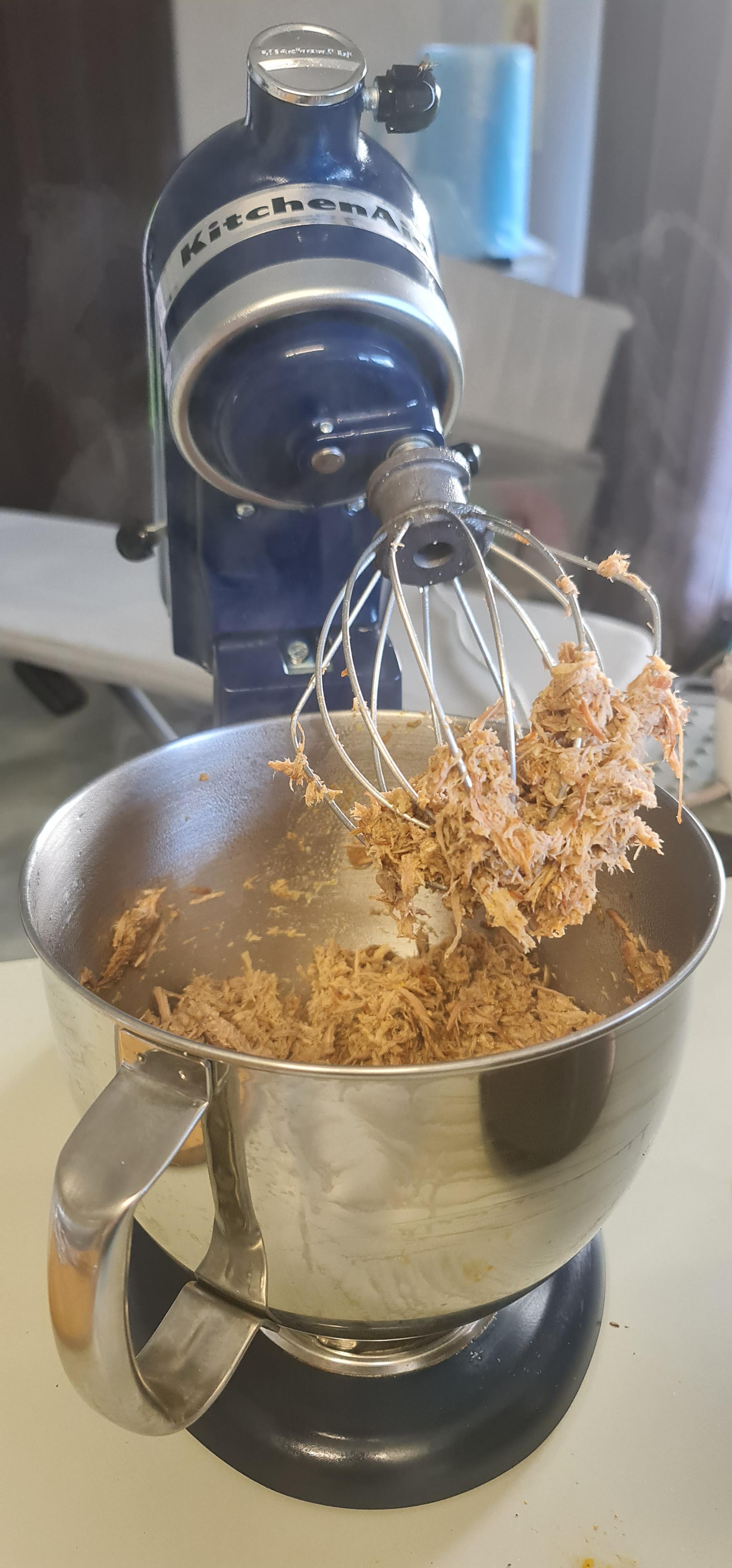 Finally tried out Shredding Pork! Still in love! r/Kitchenaid