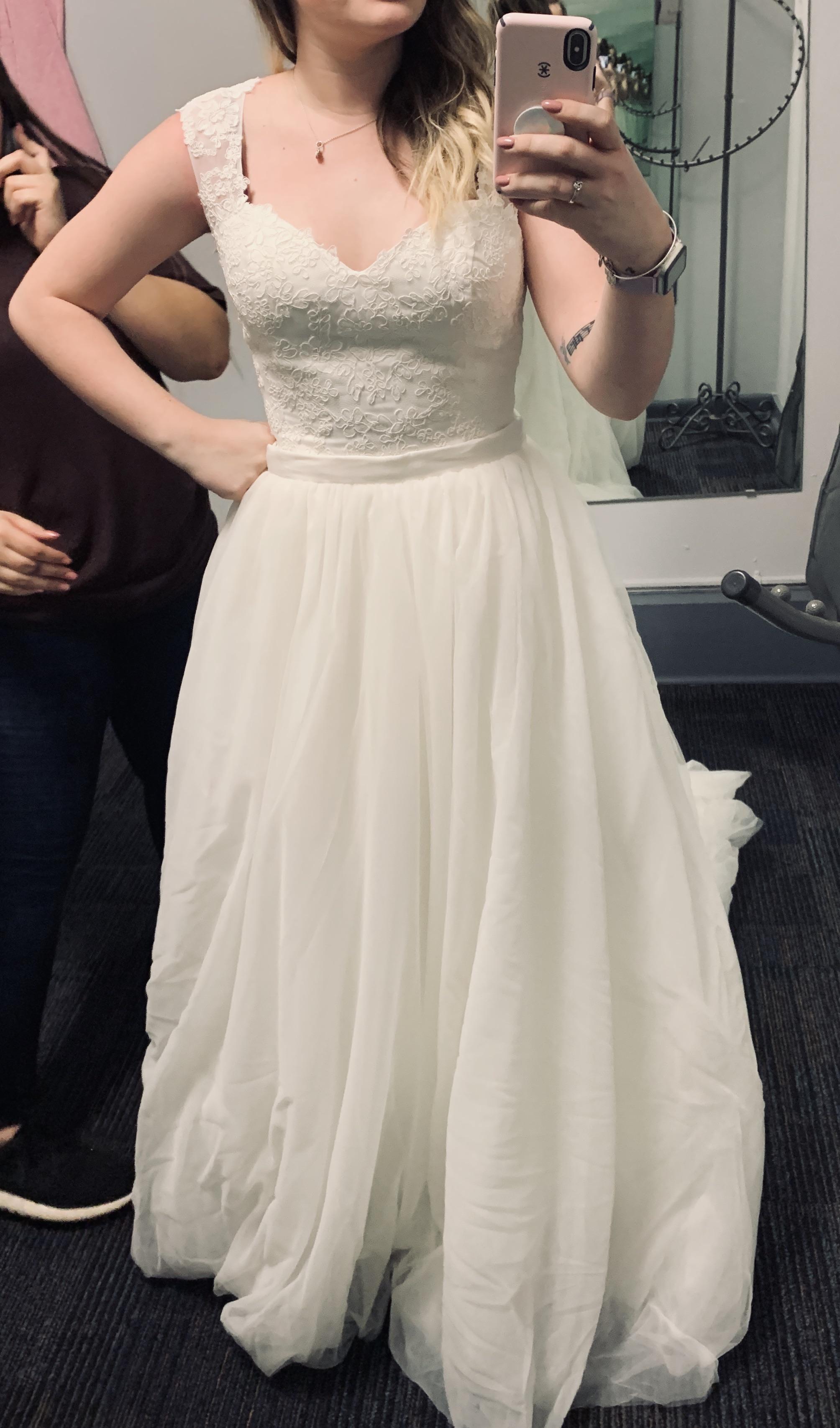Finally received my dream dress ordered from a DaVinci Bridal catalog