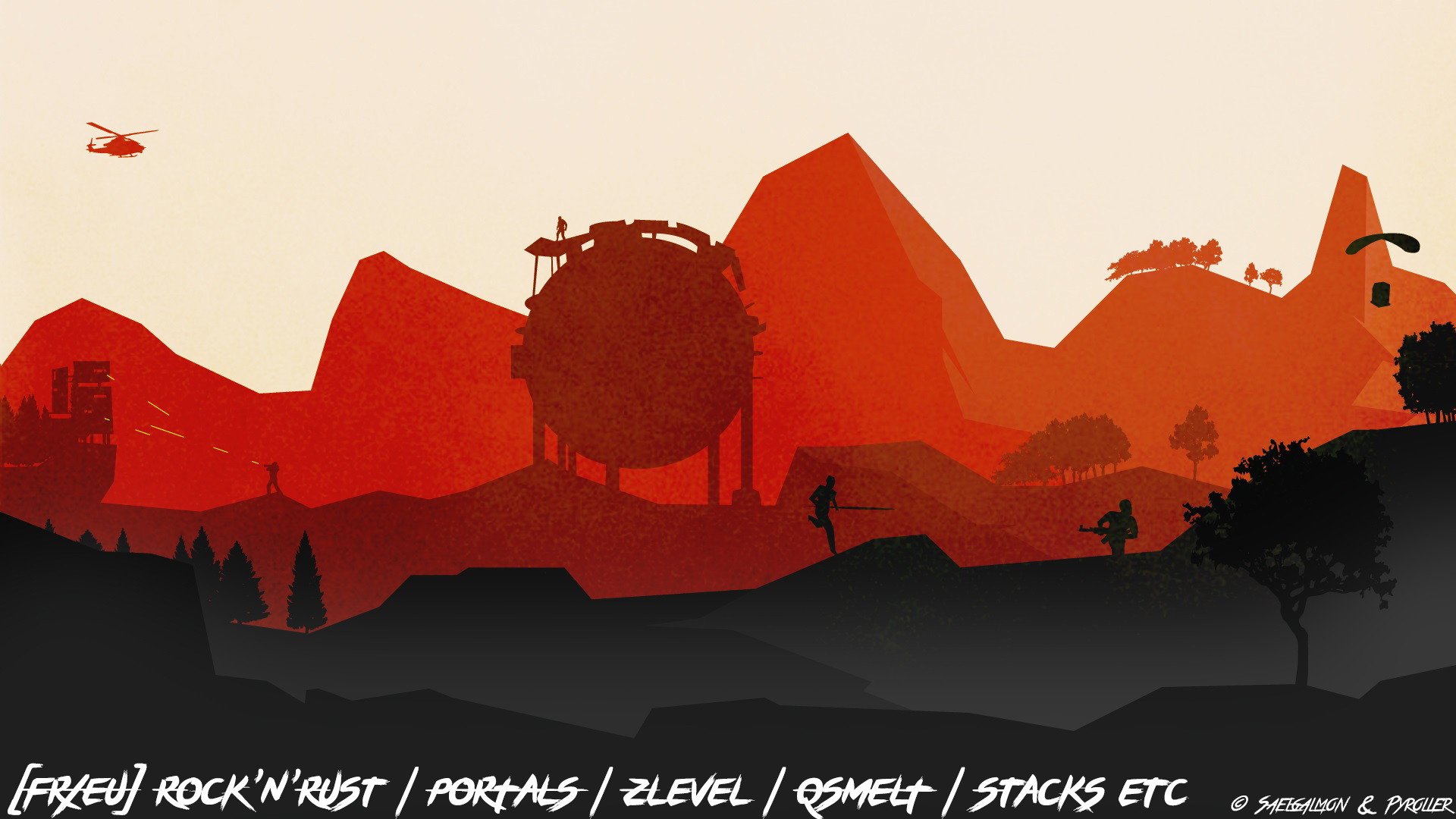 [FANART] Just made a new header for my Rust Server r/playrust
