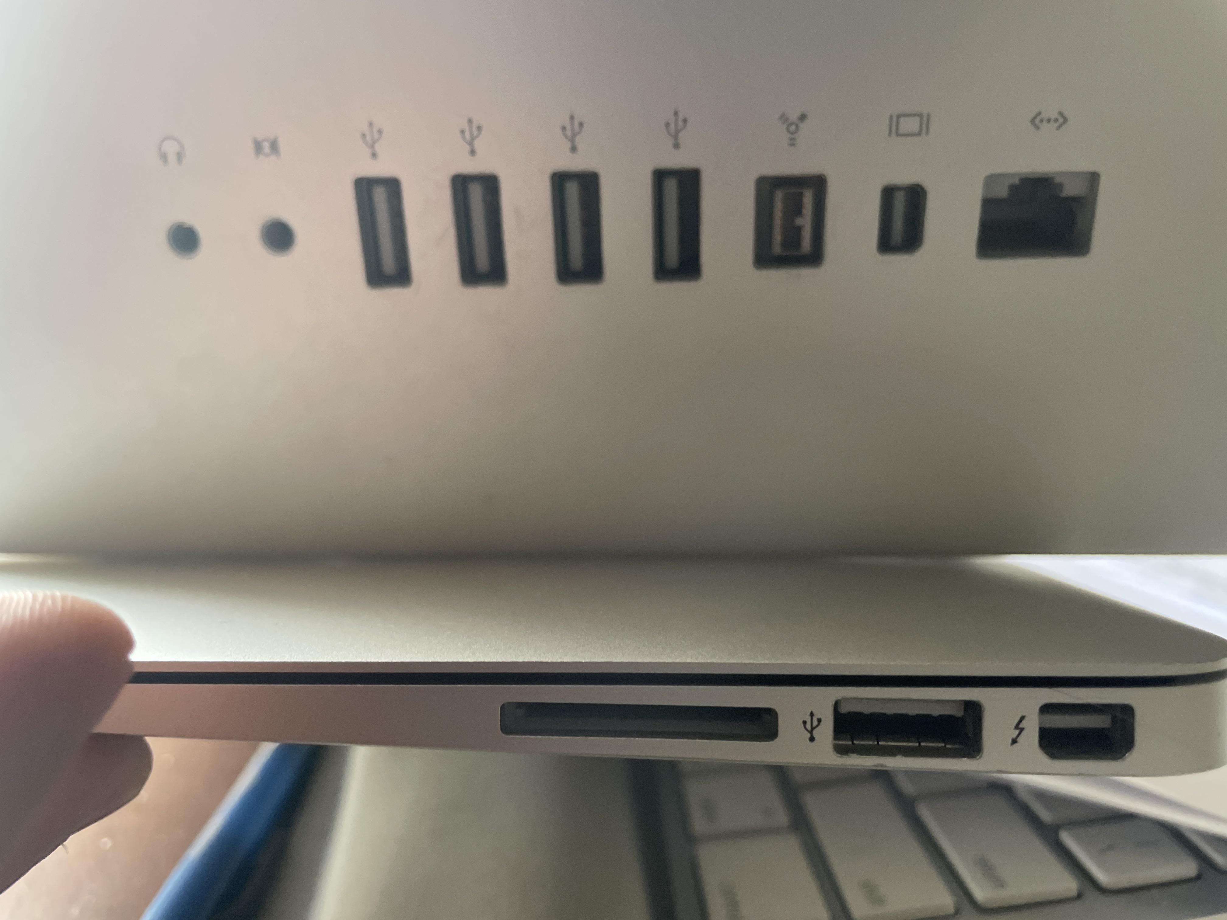 What cable do I need to make the iMac a monitor for the MacBook Air r/mac