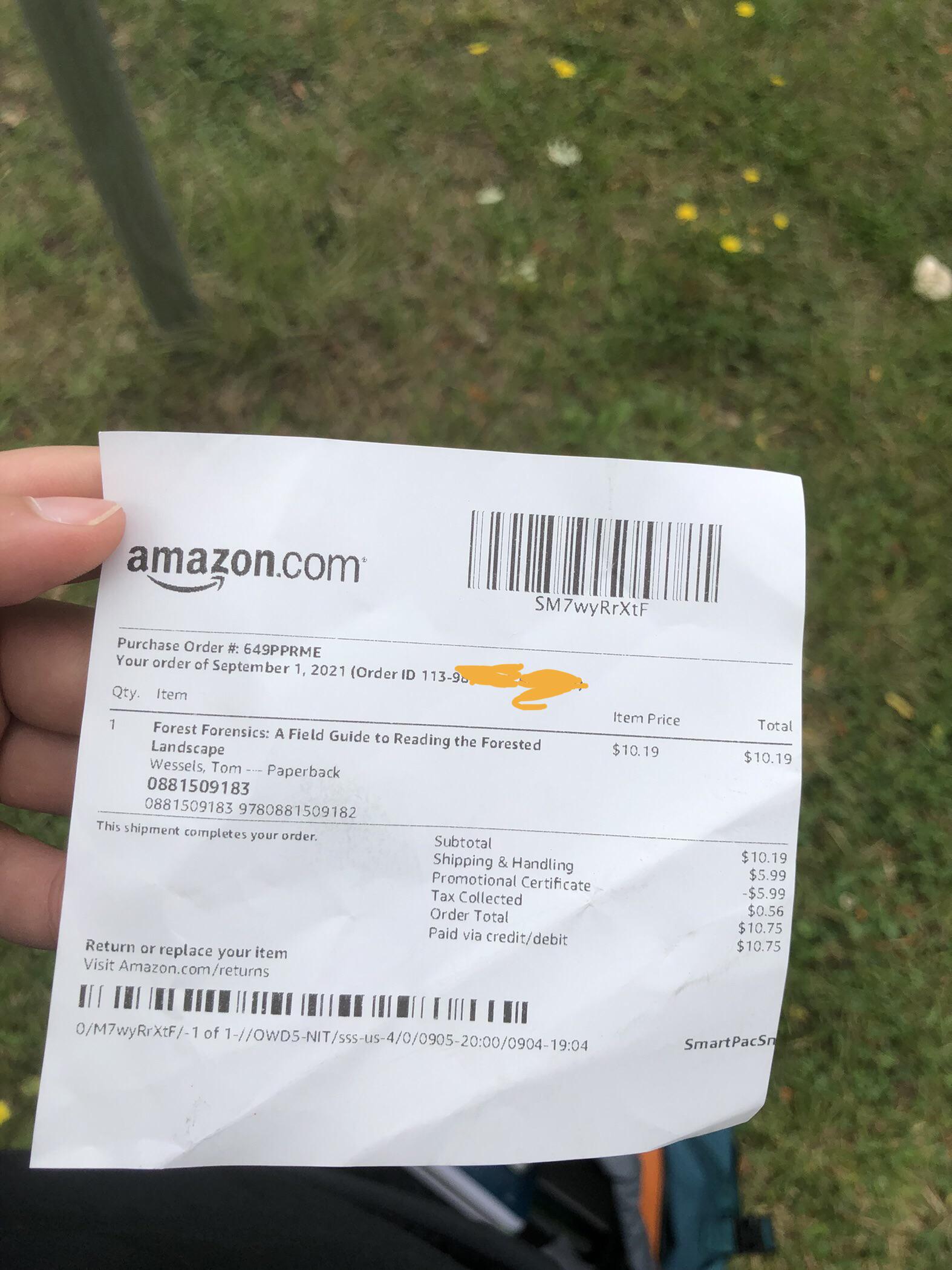 Tried to support a small online book store even though it was more