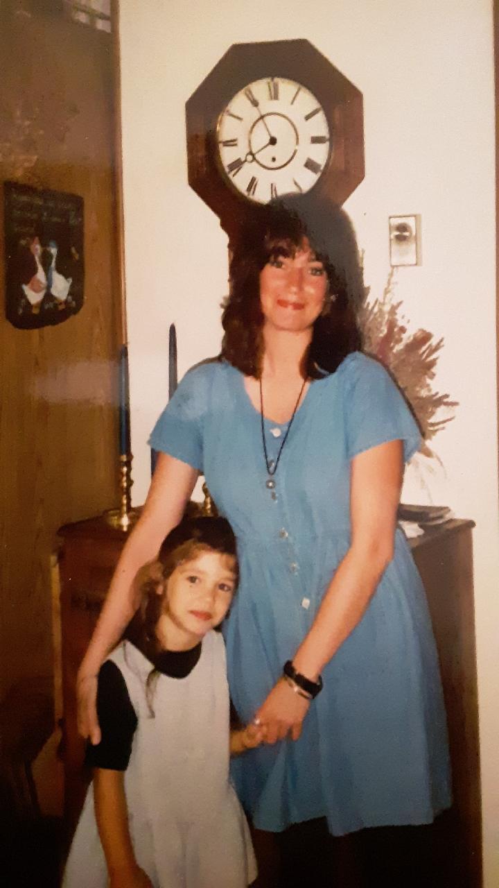My Daughter and I in 1993. It was us against the world! OldSchoolCool