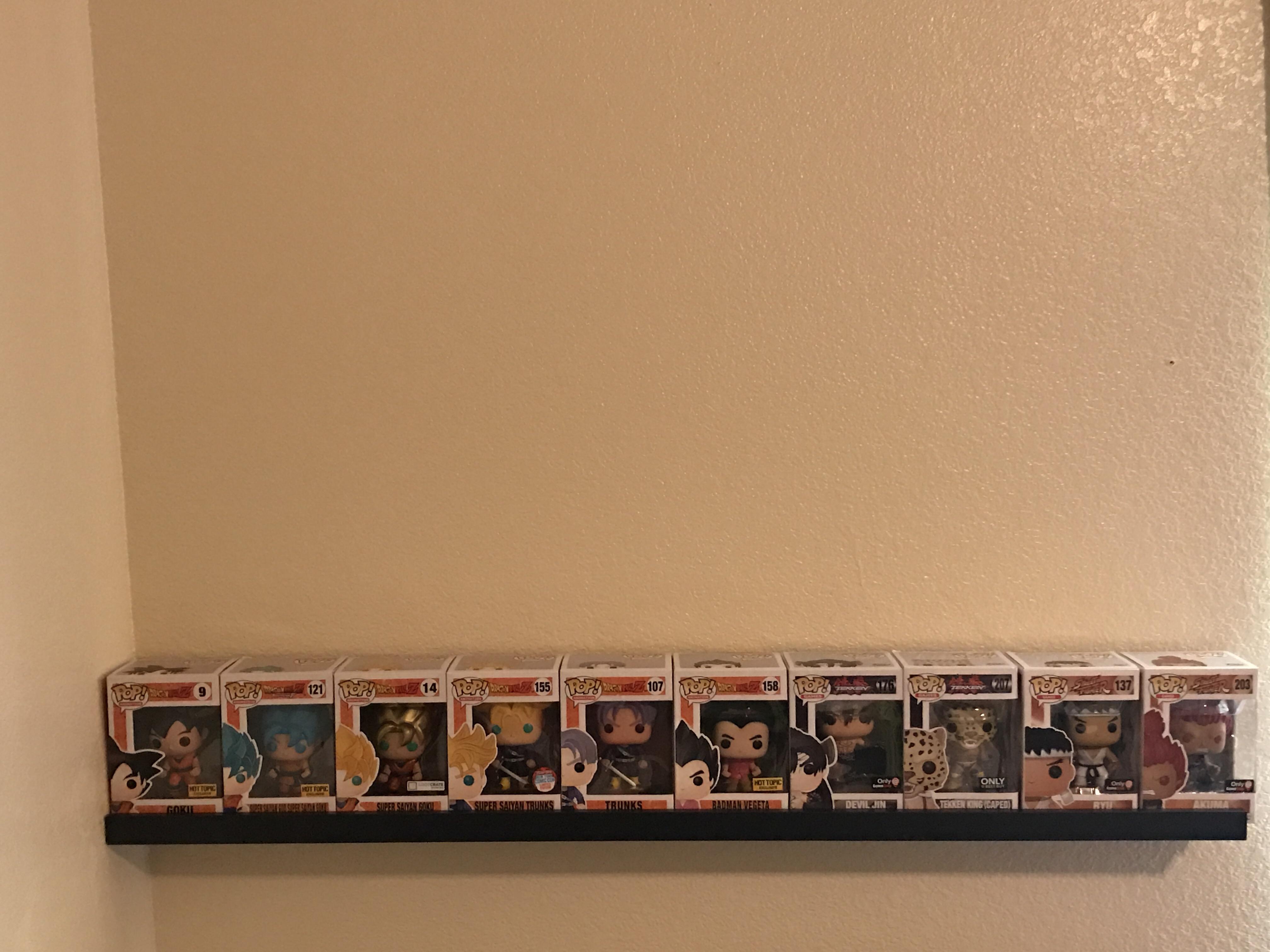 Work in progress IKEA shelves that I saw on a earlier post 👌 fits 10