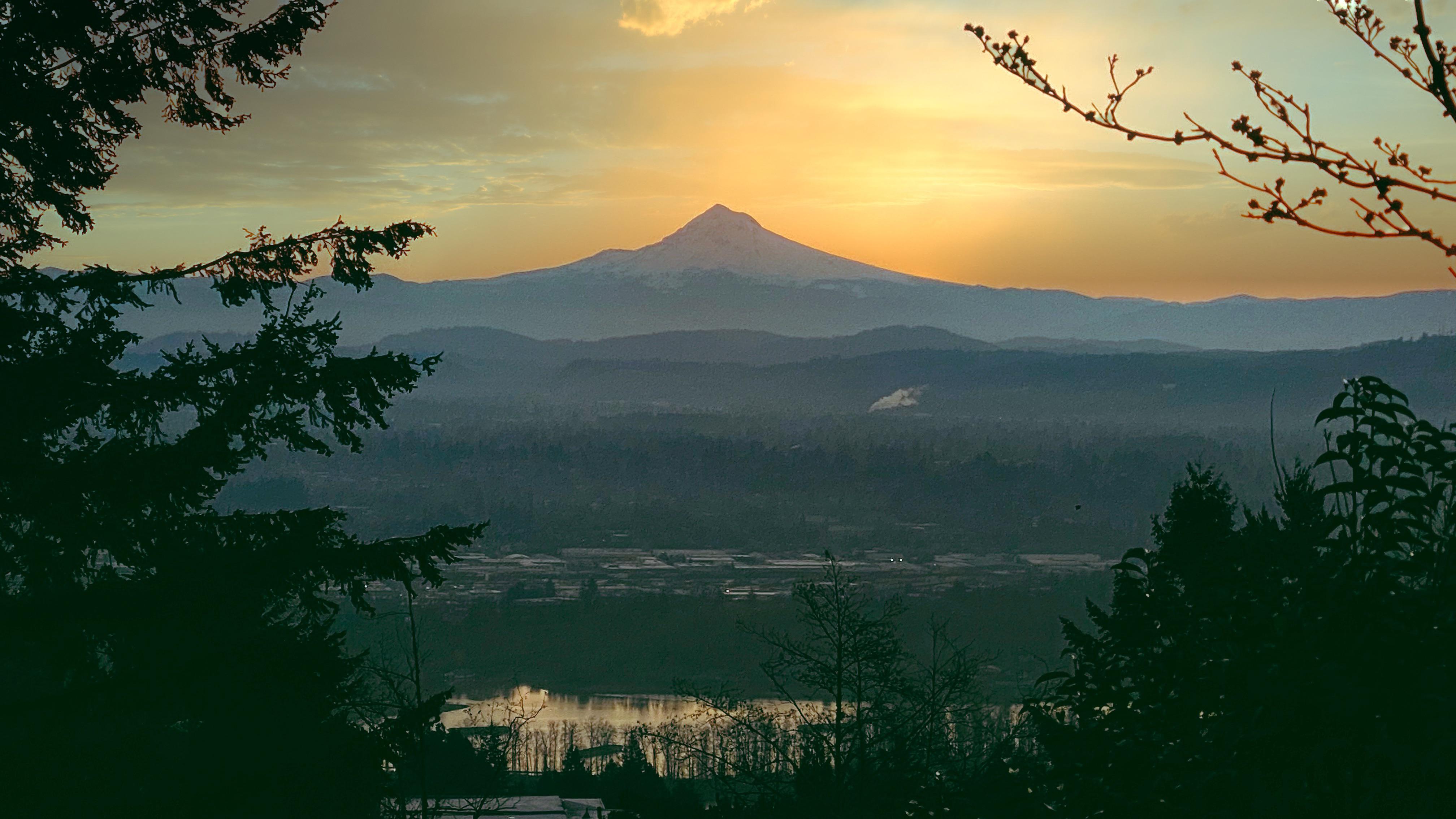 Mt Hood sunrise Healy Heights r/Portland