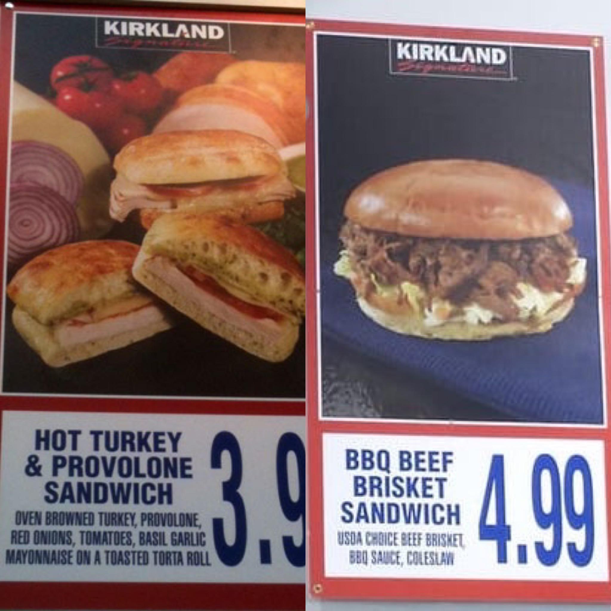 Costco Food Court Menu Turkey Sandwich