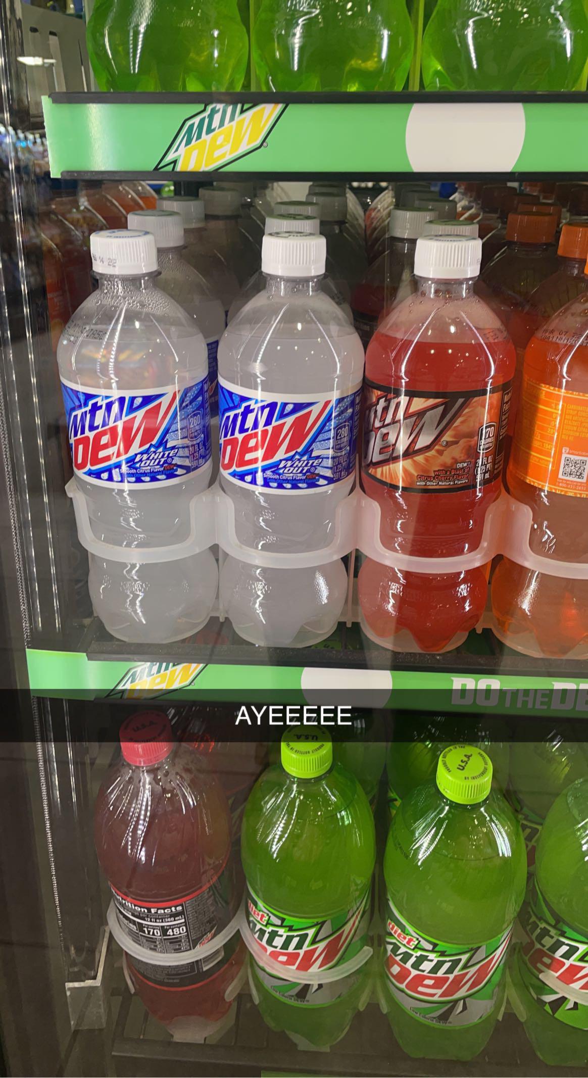 White out and citrus cherry in Vivian, South Dakota at Coffee Cup Fuel