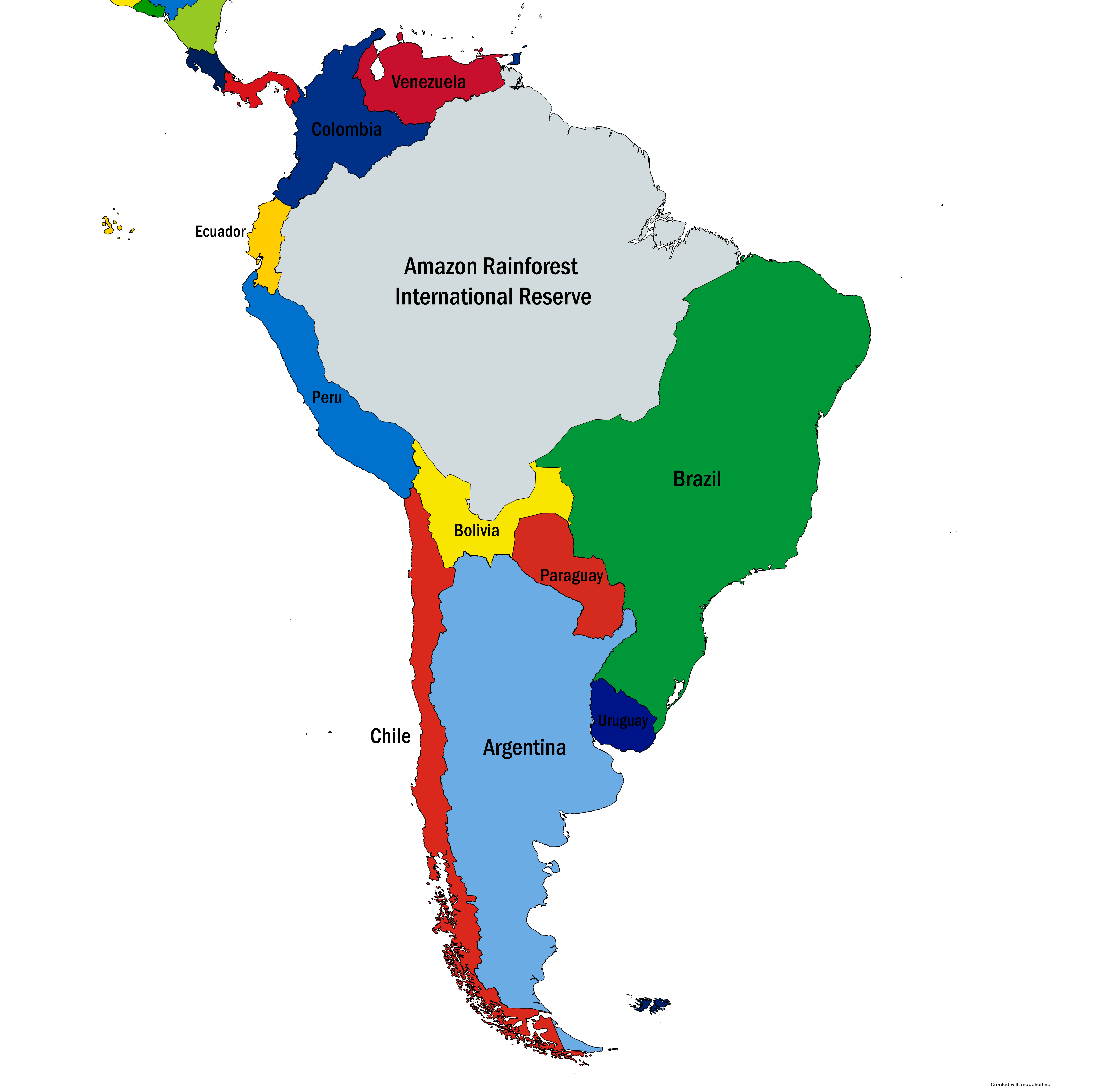 The Amazon Rainforest a protected international zone for its